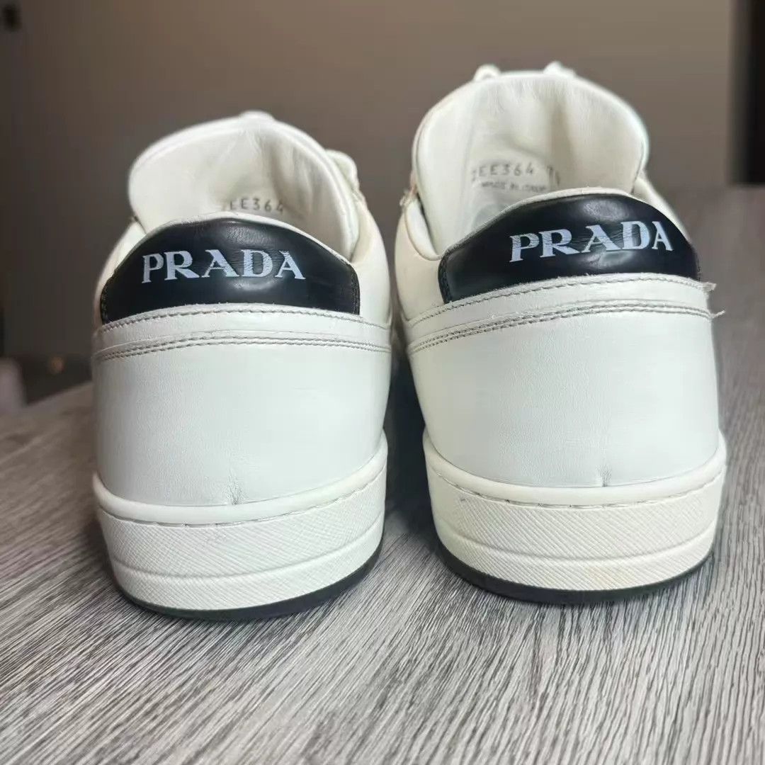 Prada PRADA Downtown Triangle Logo Sneakers 41.5 EU Size US 8.5 / EU 41-42 - 3 Thumbnail
