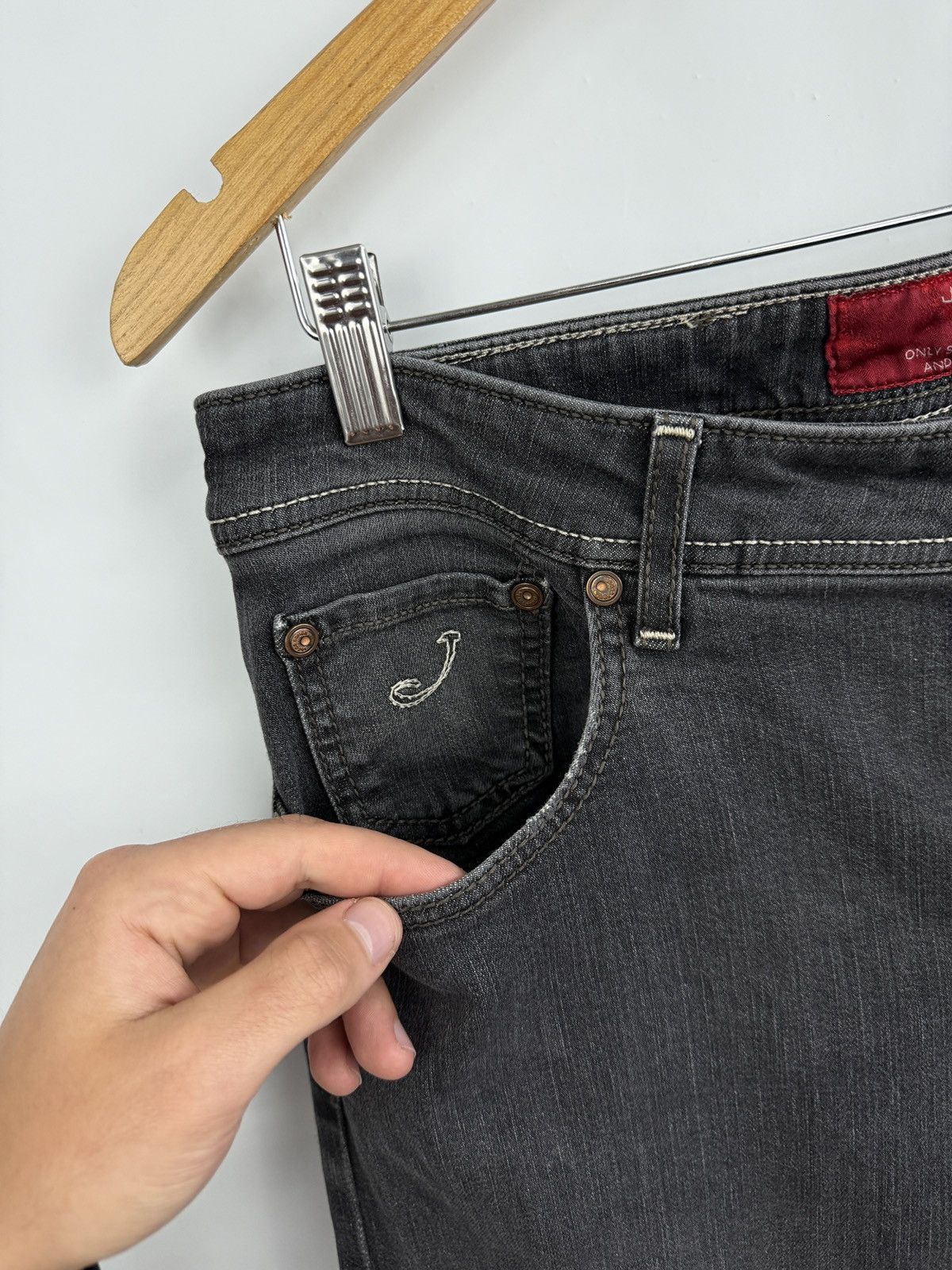 Jacob Cohen 🇮🇹 Jacob Cohen Luxury Denim Tailored Jeans 688 Made in Italy Size US 35 - 20 Thumbnail