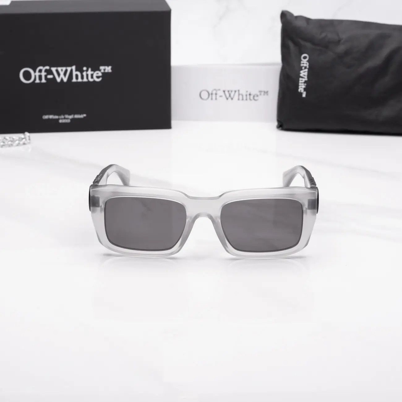 Off-White NEW OERI125S24PLA0010907 Hays Grey Size ONE SIZE - 5 Thumbnail