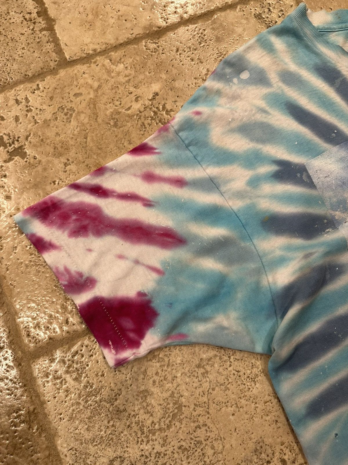 Band Tees Vintage Grateful Dead Ski Skeleton Snow Tie Dye 1990s Tee Size US XXL / EU 58 / 5 - 9 Thumbnail