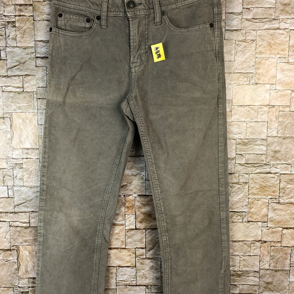 Vintage American Eagle Outfitters Grey Conduroy Pants #A1128 Size US 27 - 5 Thumbnail