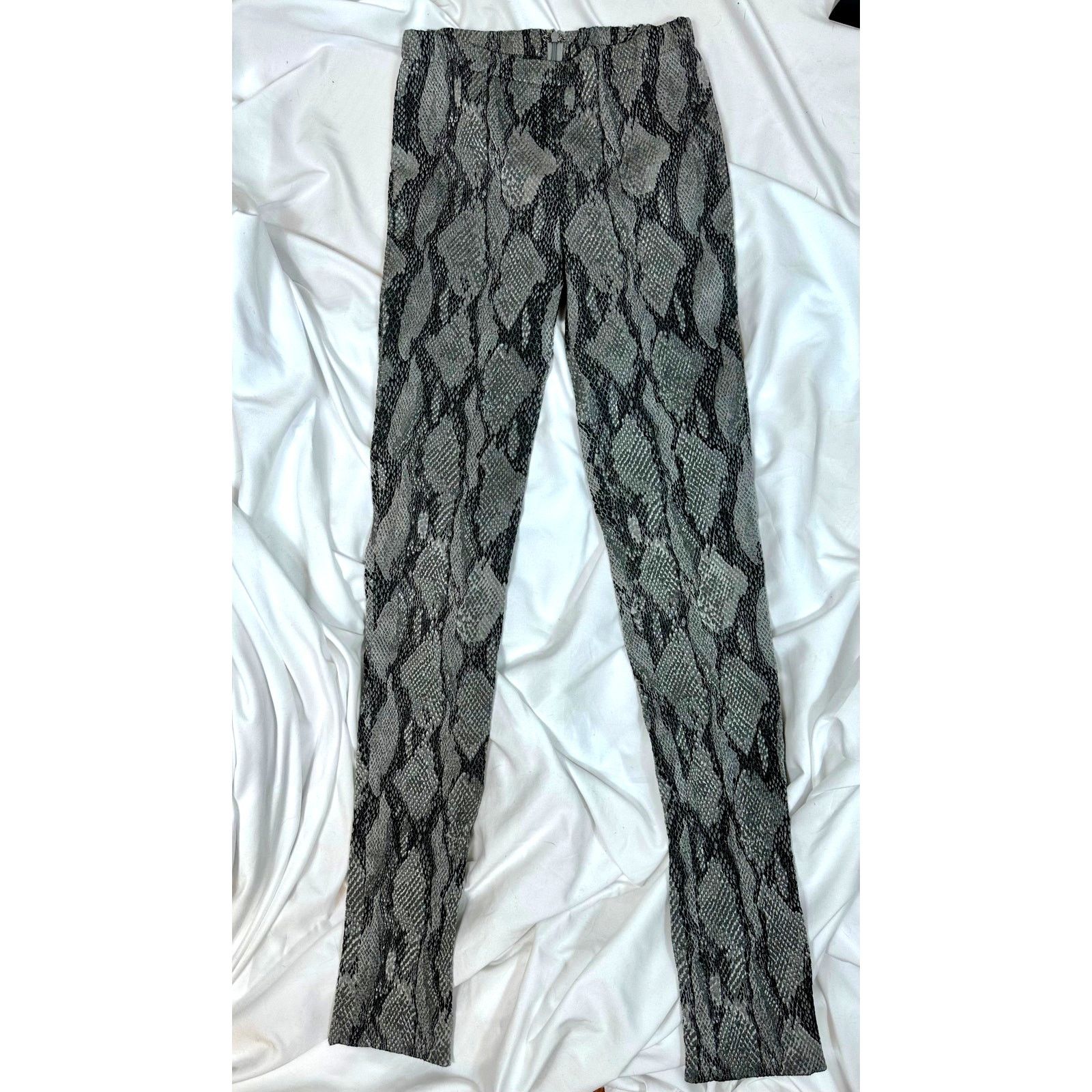 Zadig & Voltaire Zadig & Voltaire Pharell Python Pants Skinny 36 (S) Size 26" / US 2 / IT 38 - 6 Thumbnail