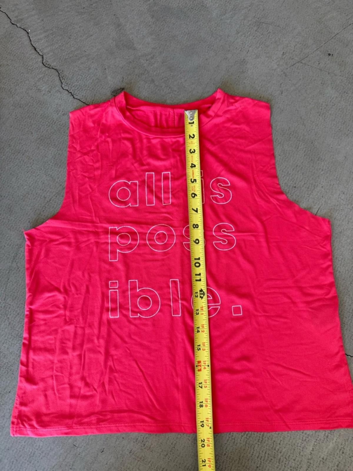 Other good hYOUman / Graphic Crop Tank / All is possible / Pink Size M / US 6-8 / IT 42-44 - 5 Thumbnail