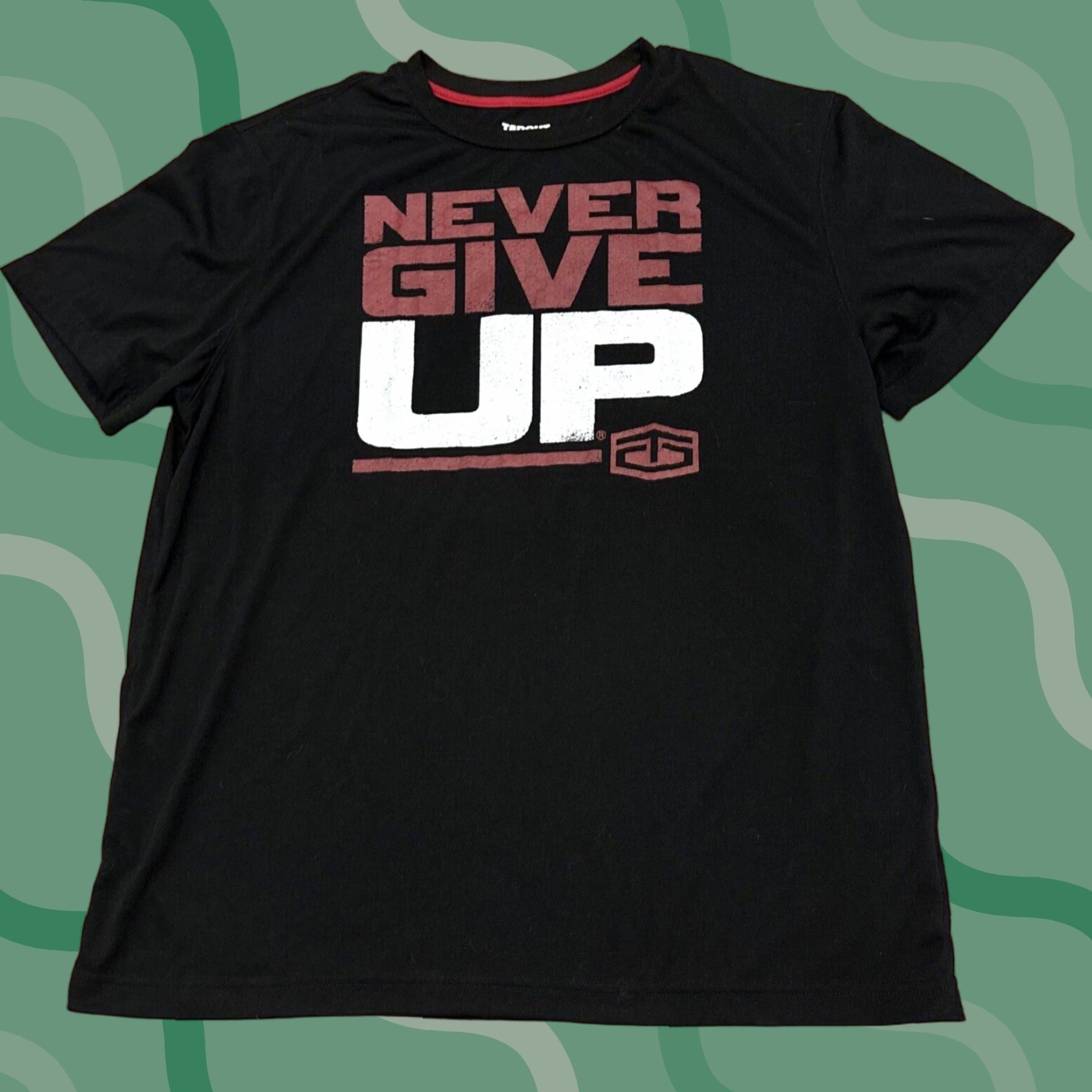 Tapout VINTAGE? No — Tapout T Shirt Men L Black Never Give Up Short Sleeve MMA 2016 Shirt Men Black L Fall Summer 2016 MMA Tapout Tee Size US L / EU 52-54 / 3 - 1 Thumbnail