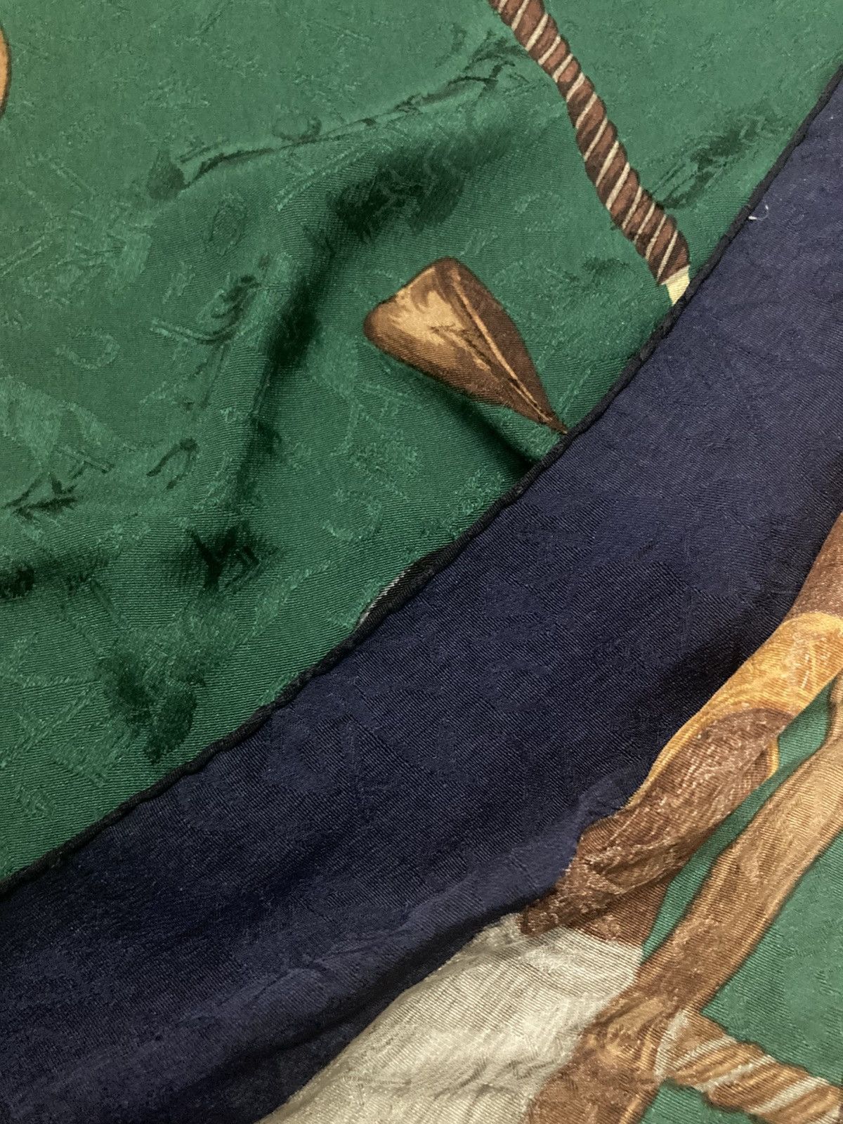 Ralph Lauren Vintage Ralph Lauren Silk Scarf Equestrian Italy Size ONE SIZE - 8 Thumbnail