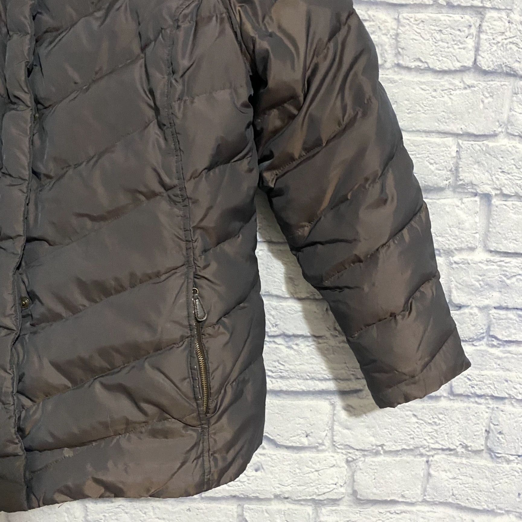 Eddie Bauer Eddie Bauer Jacket Women's Premium Puffer Goose Down Shiny Brown Faux Fur Collar XL Size XL / US 12-14 / IT 48-50 - 7 Thumbnail