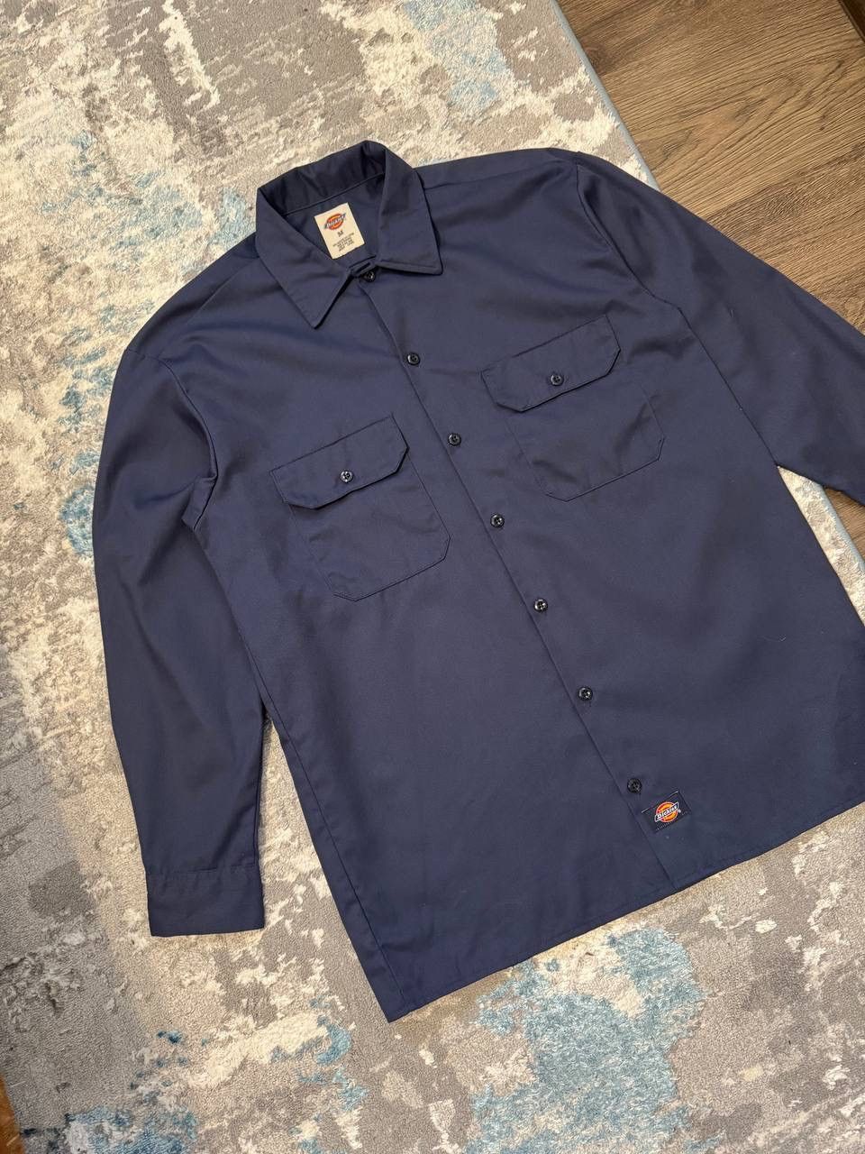 Dickies Vintage Dickies Navy Work Shirt M Size US M / EU 48-50 / 2 - 5 Thumbnail