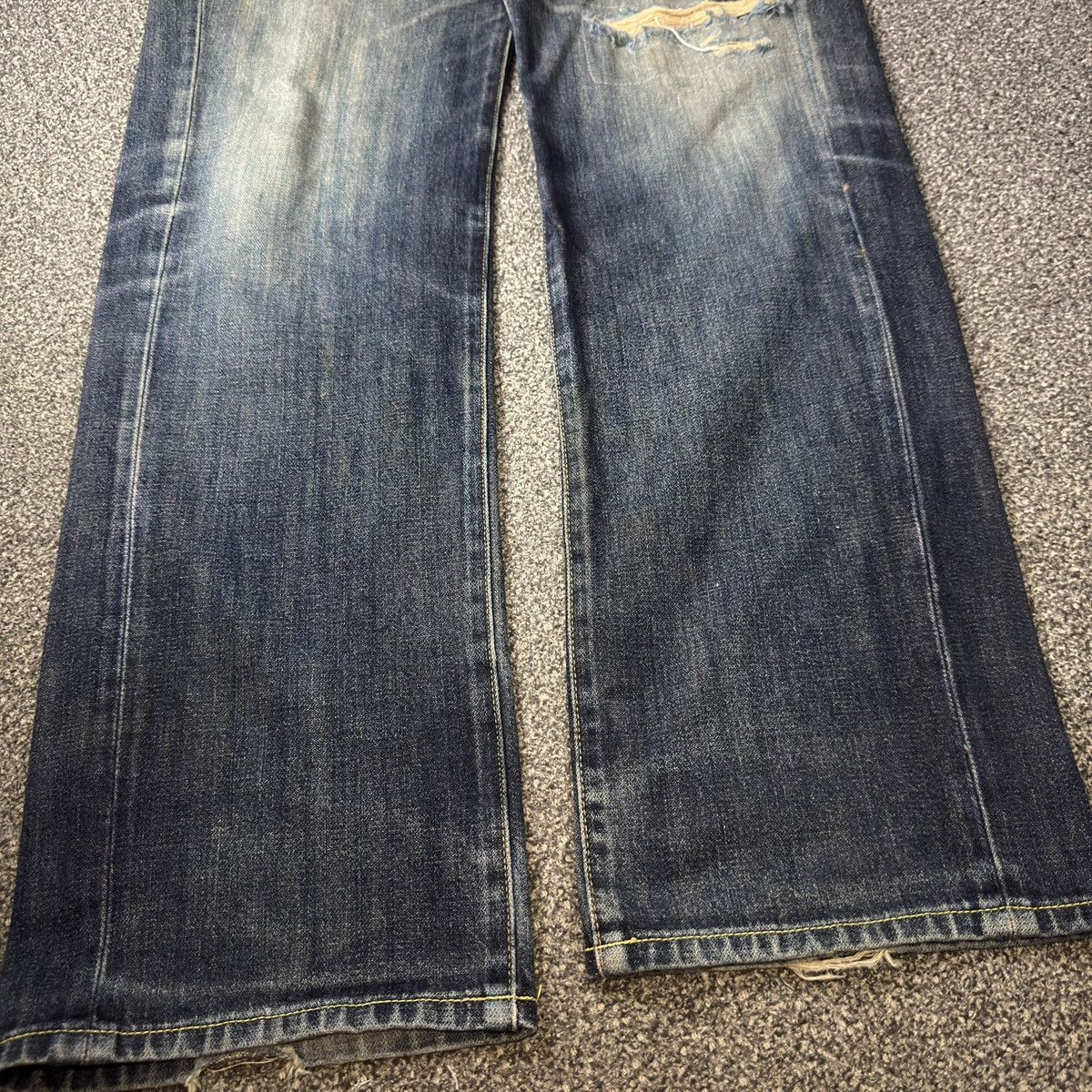 Edwin 🔥🇯🇵 Vintage 90s Edwin 503s Gunny Sack Denim Size US 32 / EU 48 - 5 Thumbnail