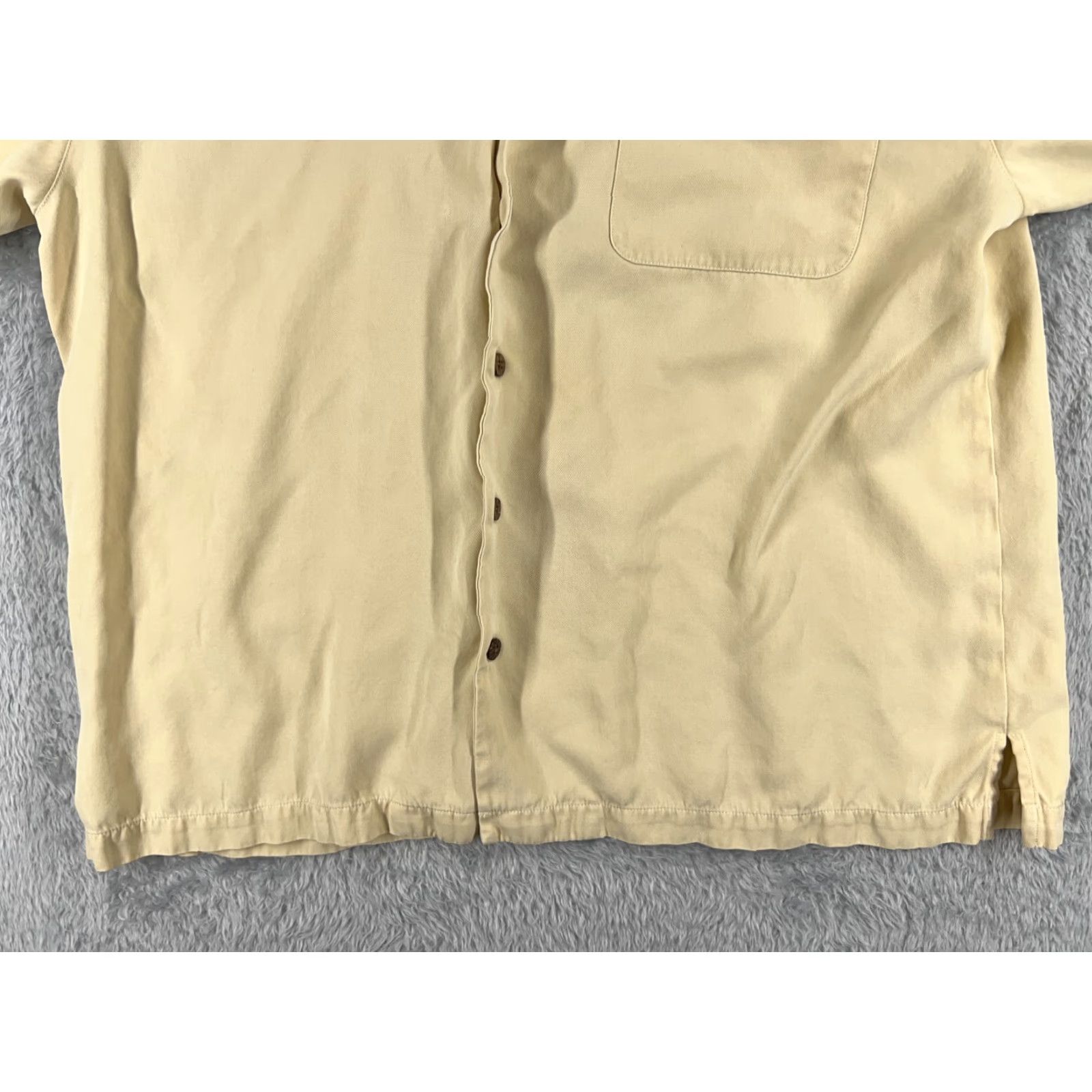 Tommy Bahama VINTAGE Tommy Bahama Shirt Men Extra Large Yellow Embroidered Aloha Beach Resort 2005 Music Size US XL / EU 56 / 4 - 5 Thumbnail