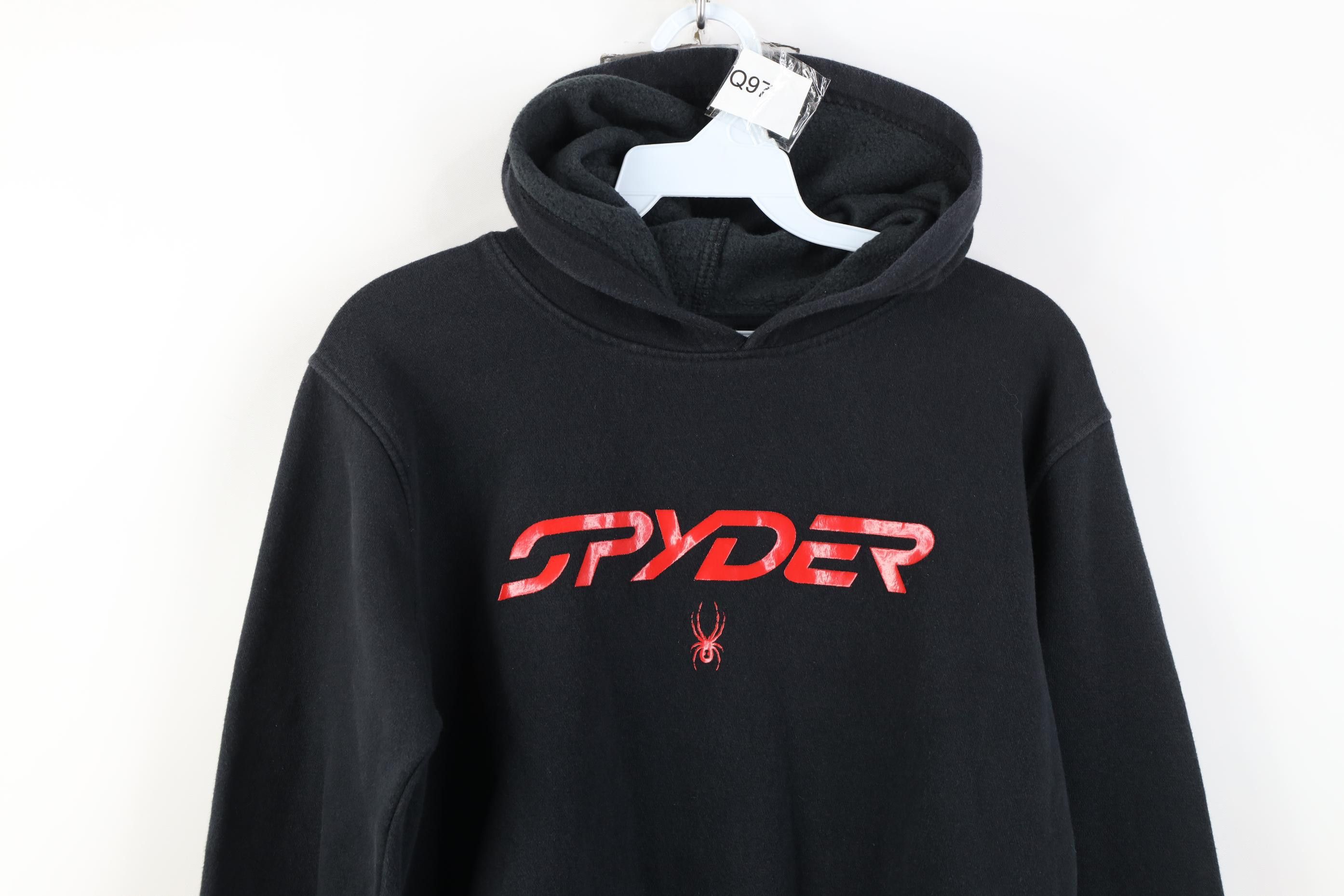 Spyder Vintage Y2K Spyder Spell Spider Logo Hoodie Sweatshirt Black Size US S / EU 44-46 / 1 - 2 Thumbnail