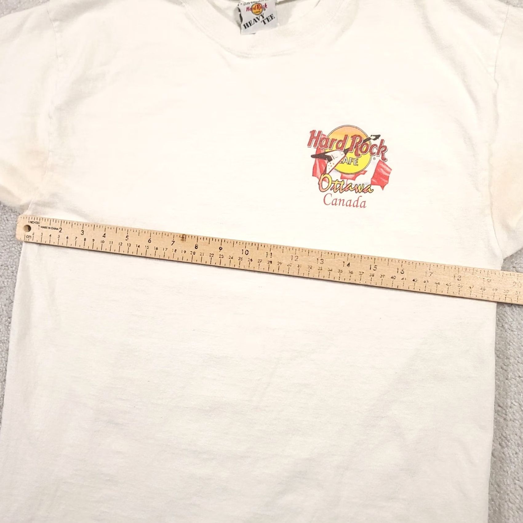 Hard Rock Cafe VINTAGE Hard Rock Cafe Shirt Mens L White 80s 90s Graphic Print Motorcycle Grunge USA Size US L / EU 52-54 / 3 - 3 Thumbnail