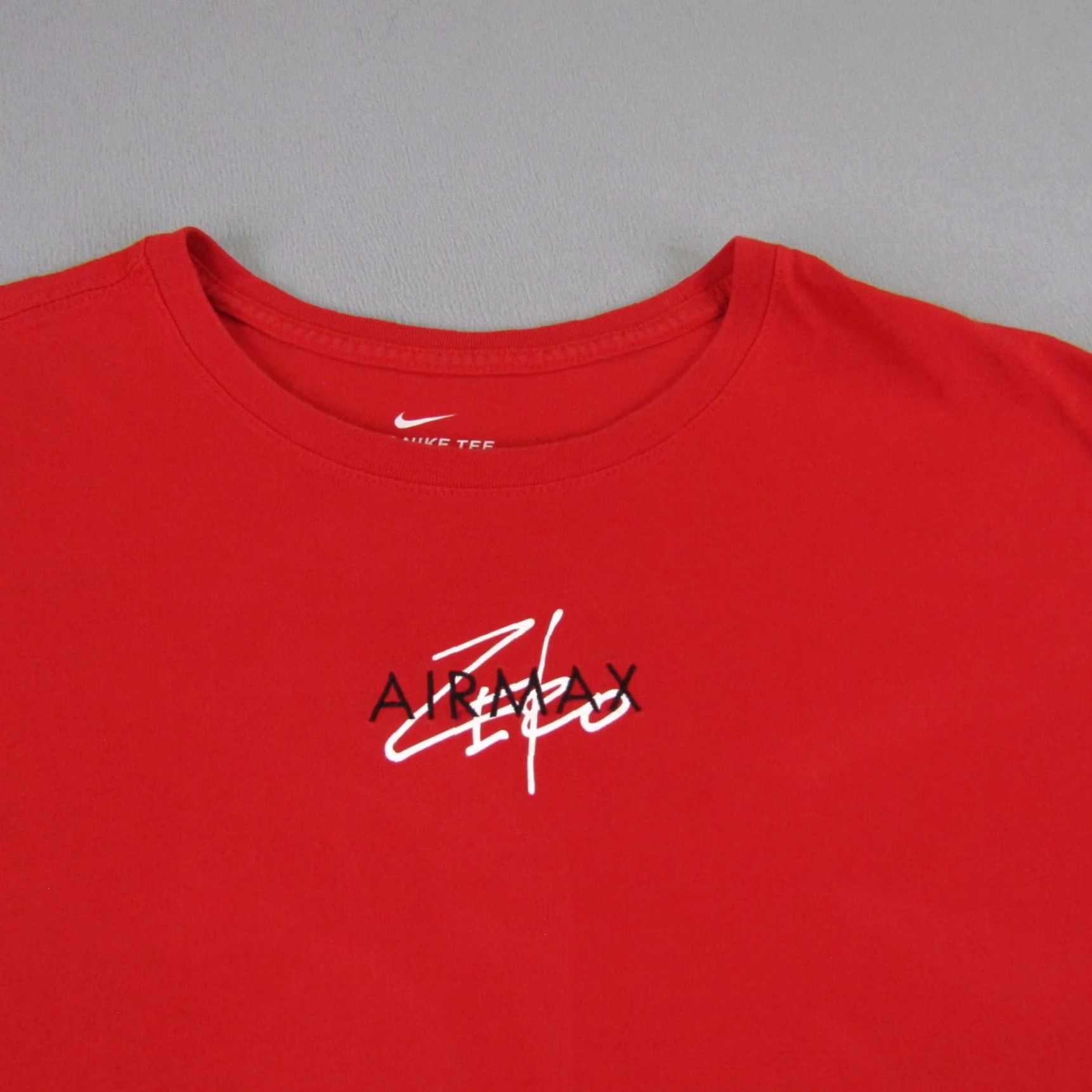 Nike VINTAGE Nike Shirt Mens 2XL Red Athletic Cut Arimax Zero Workout Gym Crewneck Tee Size US XXL / EU 58 / 5 - 4 Thumbnail