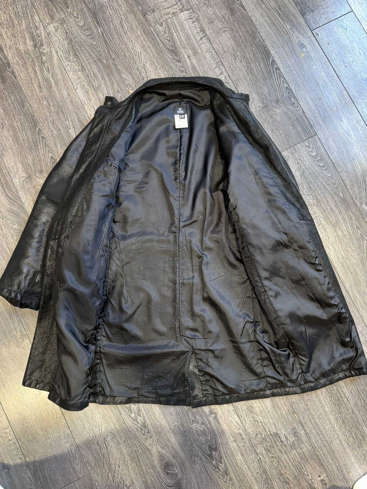 Versace Versace leather trench jacket size 50 IT, international M Size US M / EU 48-50 / 2 - 9 Thumbnail