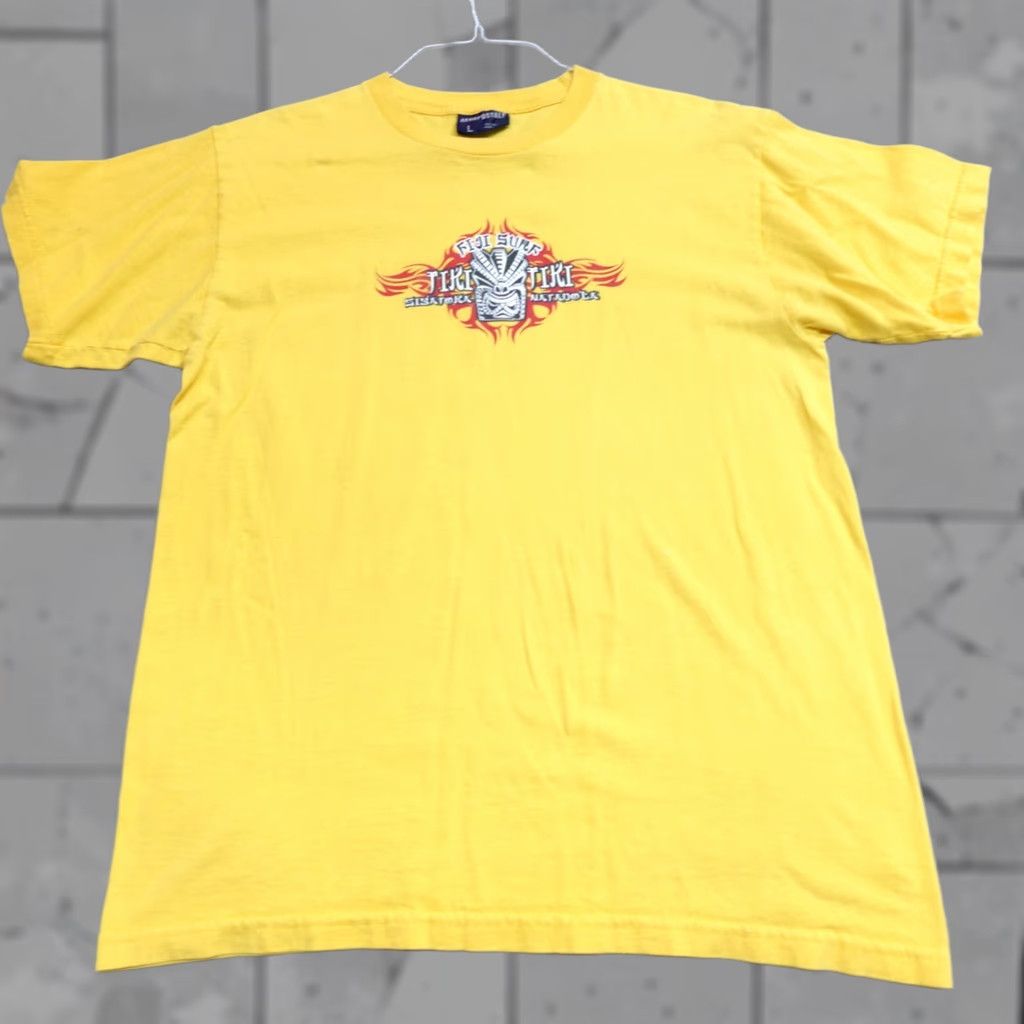 Vintage VINTAGE Aeropostale Shirt M Yellow Double Sided USA Made Fiji Surf Y2K Mens Shirt Size US M / EU 48-50 / 2 - 1 Thumbnail