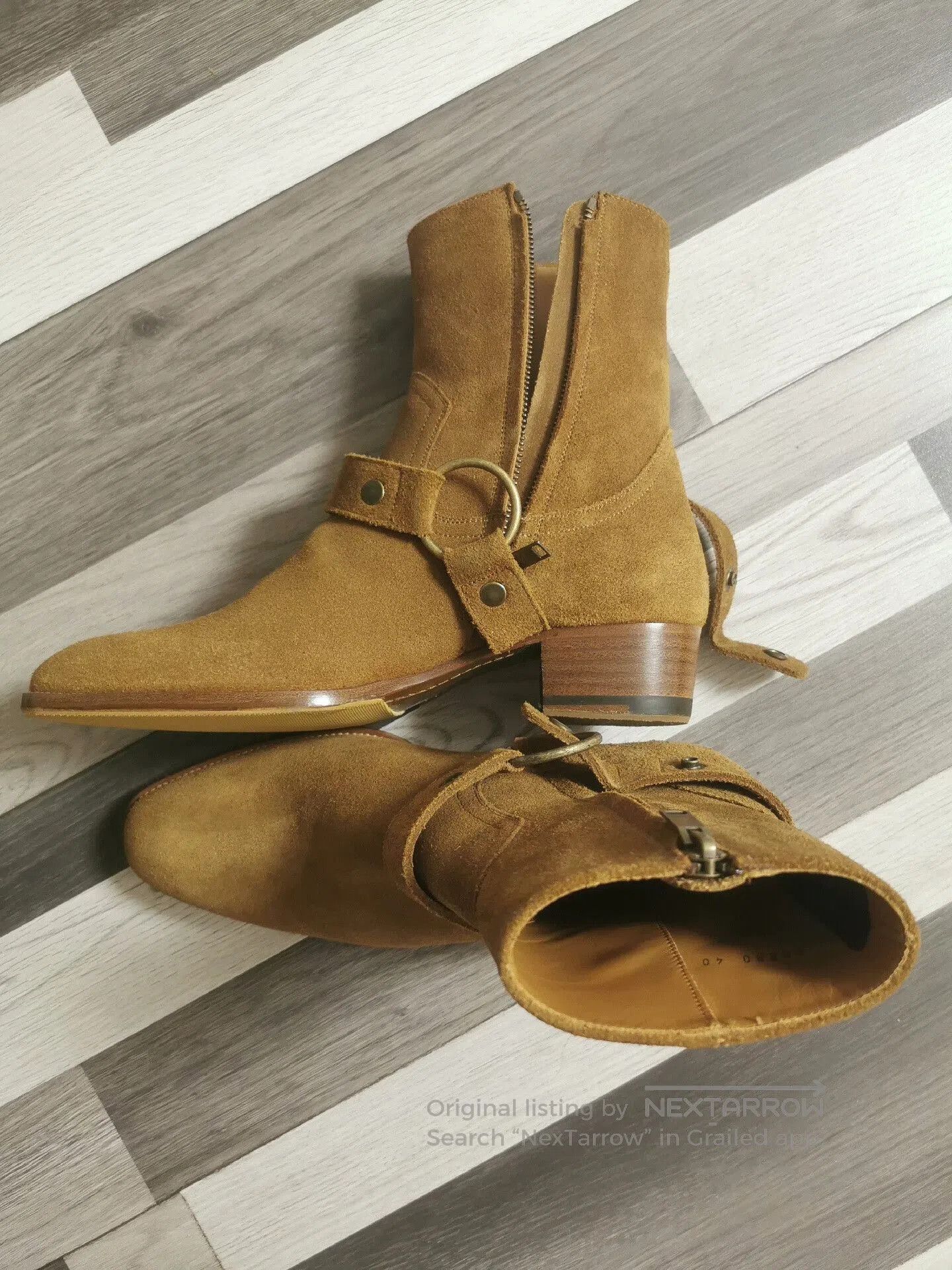 Other Classic Suede Ankle Boots with Buckle. Size US 7 / EU 40 - 2 Thumbnail