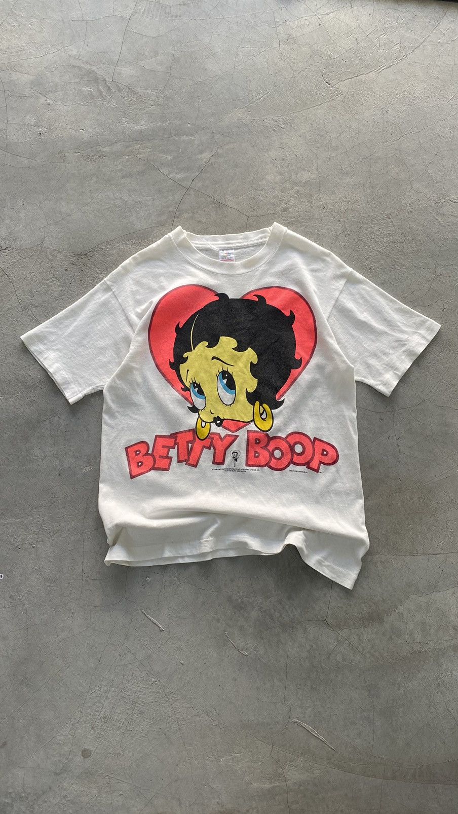Vintage 90s Betty Boop Big Love Heart