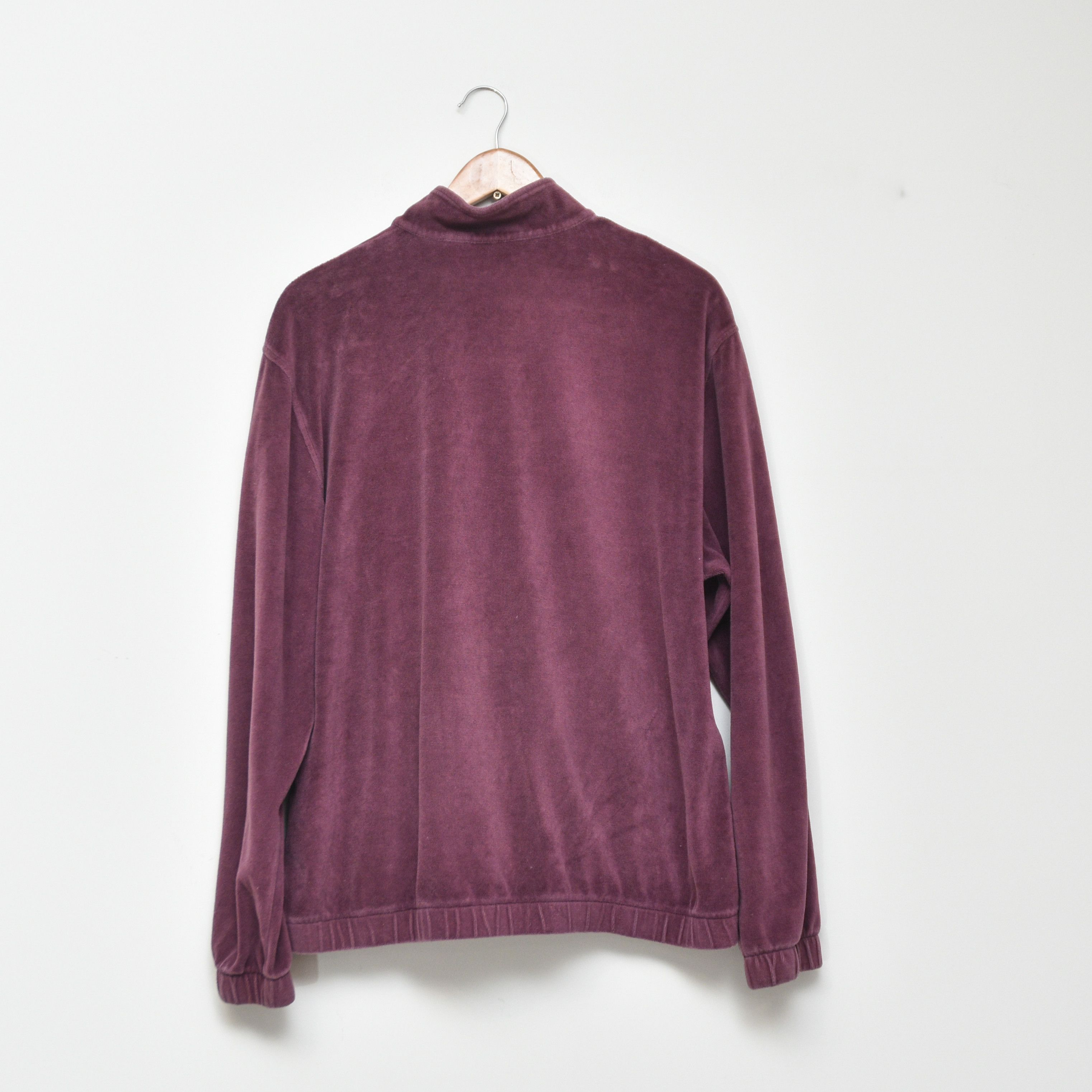 Carhartt Carhartt WIP Tila Pullover 1/4 Zip Velvet Velur Burgundy L Size US L / EU 52-54 / 3 - 2 Thumbnail