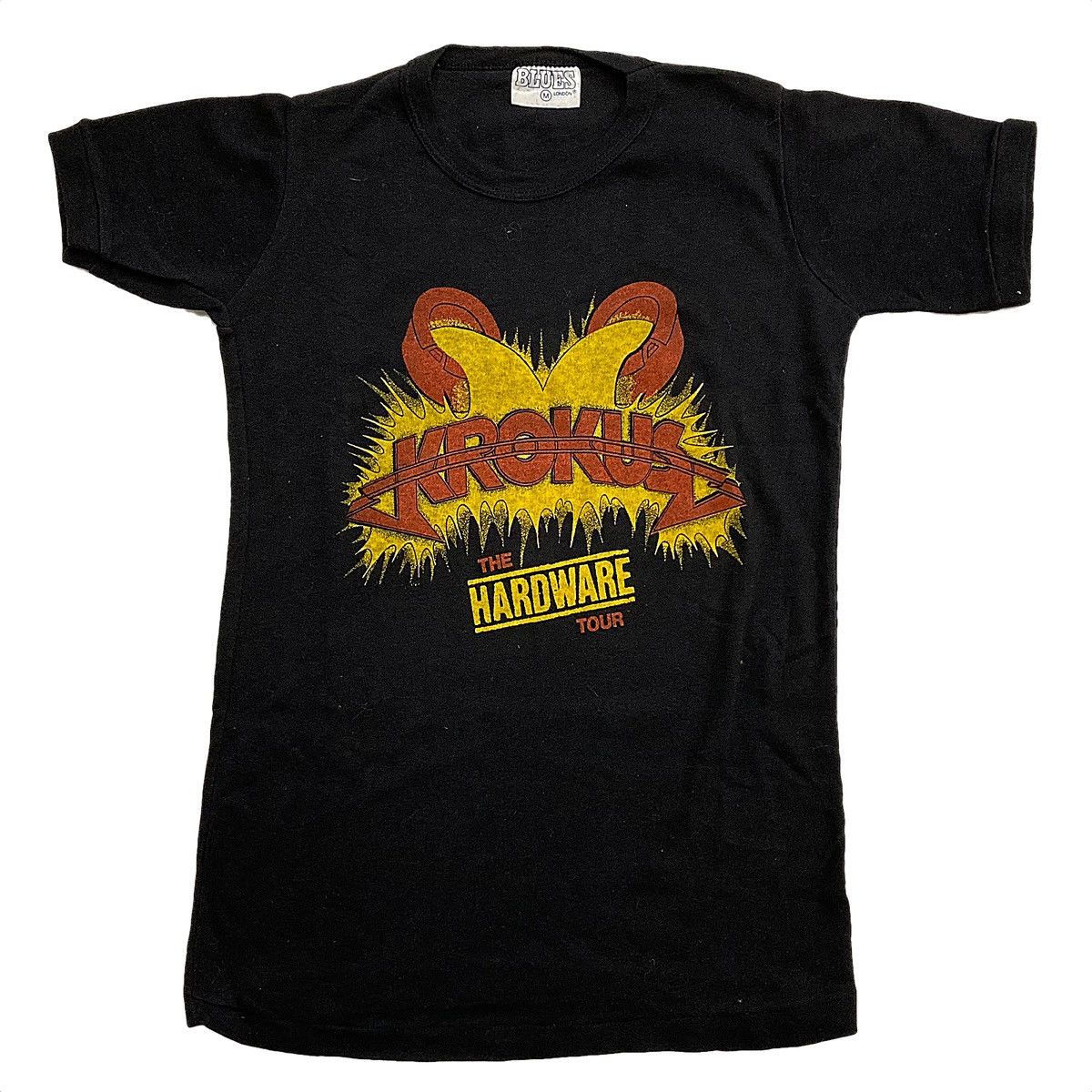 Vintage Vintage Krokus 1981 Tour T-Shirt Size US M / EU 48-50 / 2 - 1 Thumbnail