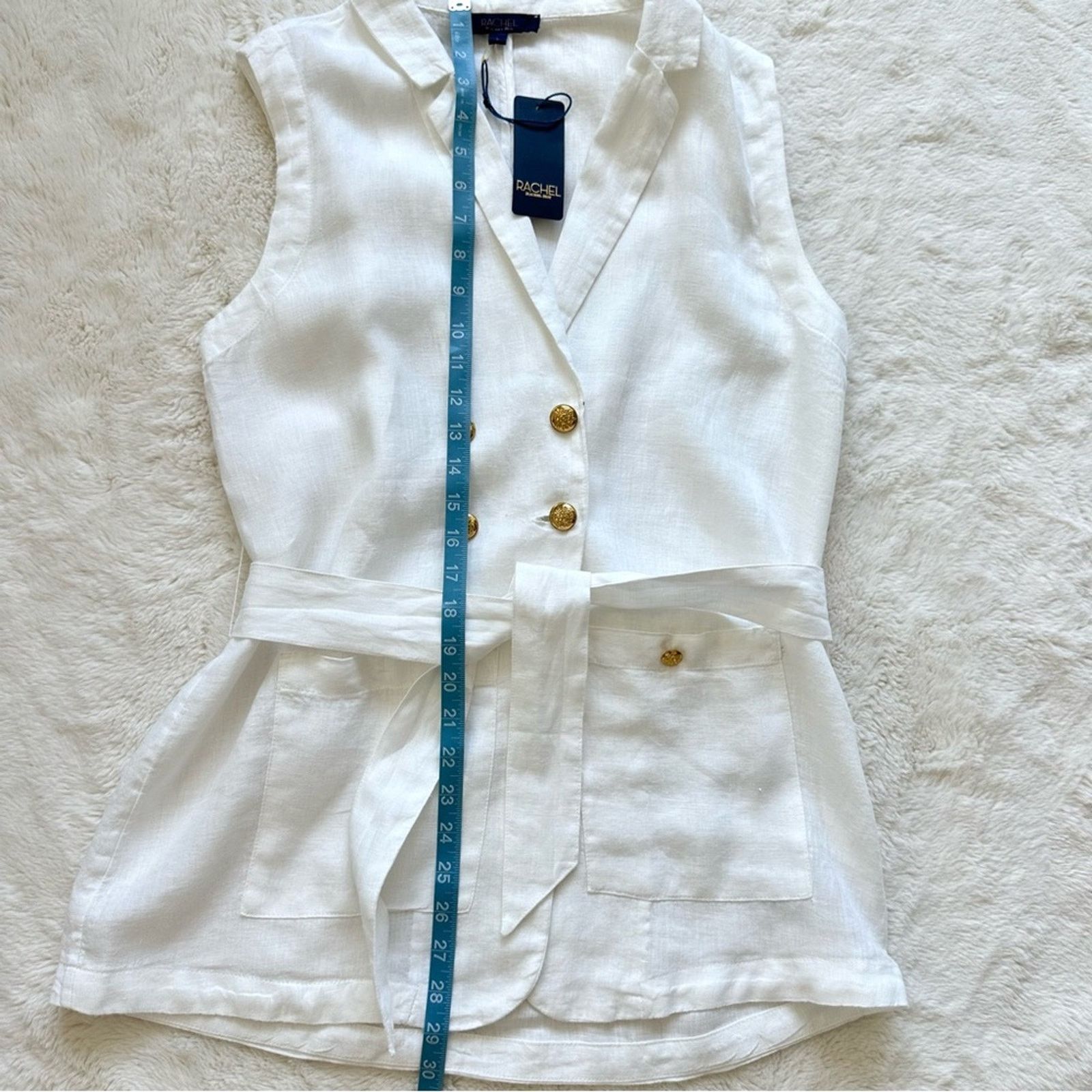 Other NWT!!! Rachel Roy women tank linen top size L Size L / US 10 / IT 46 - 7 Thumbnail