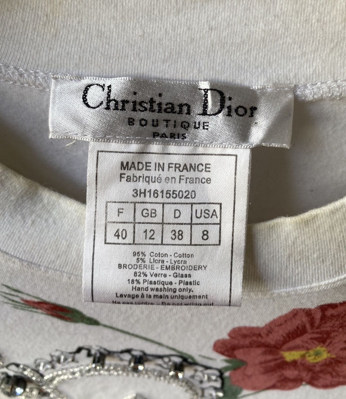 Christian Dior Monsieur J adore Dior Fall 2003 John Galliano Design T Shirt Size M / US 6-8 / IT 42-44 - 16 Thumbnail