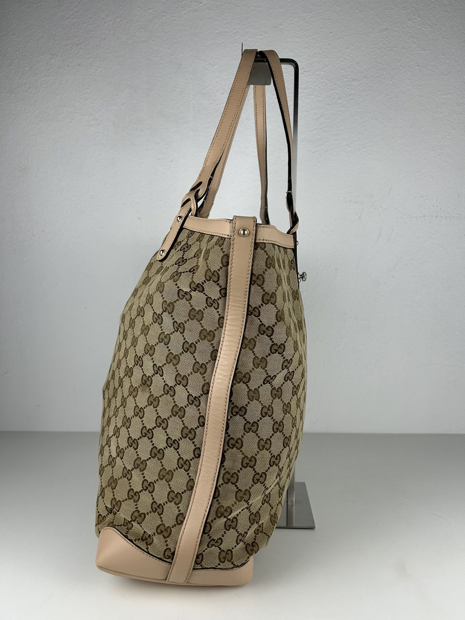 Gucci Gucci GG monogram canvas tote bag with pouch Size ONE SIZE - 3 Thumbnail