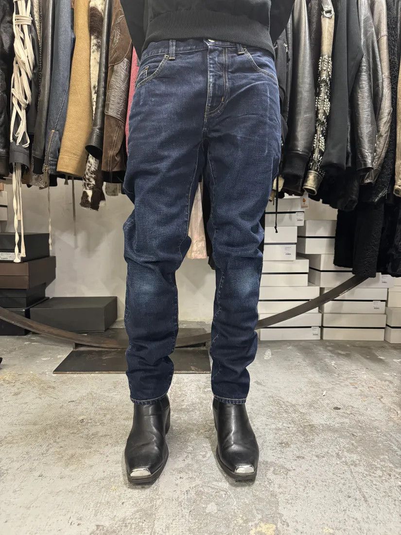 Designer × Saint Laurent Paris × Vintage SS2021 Saint Laurent Blue Selvedge Denim Slim Jeans Size US 31 - 2 Thumbnail