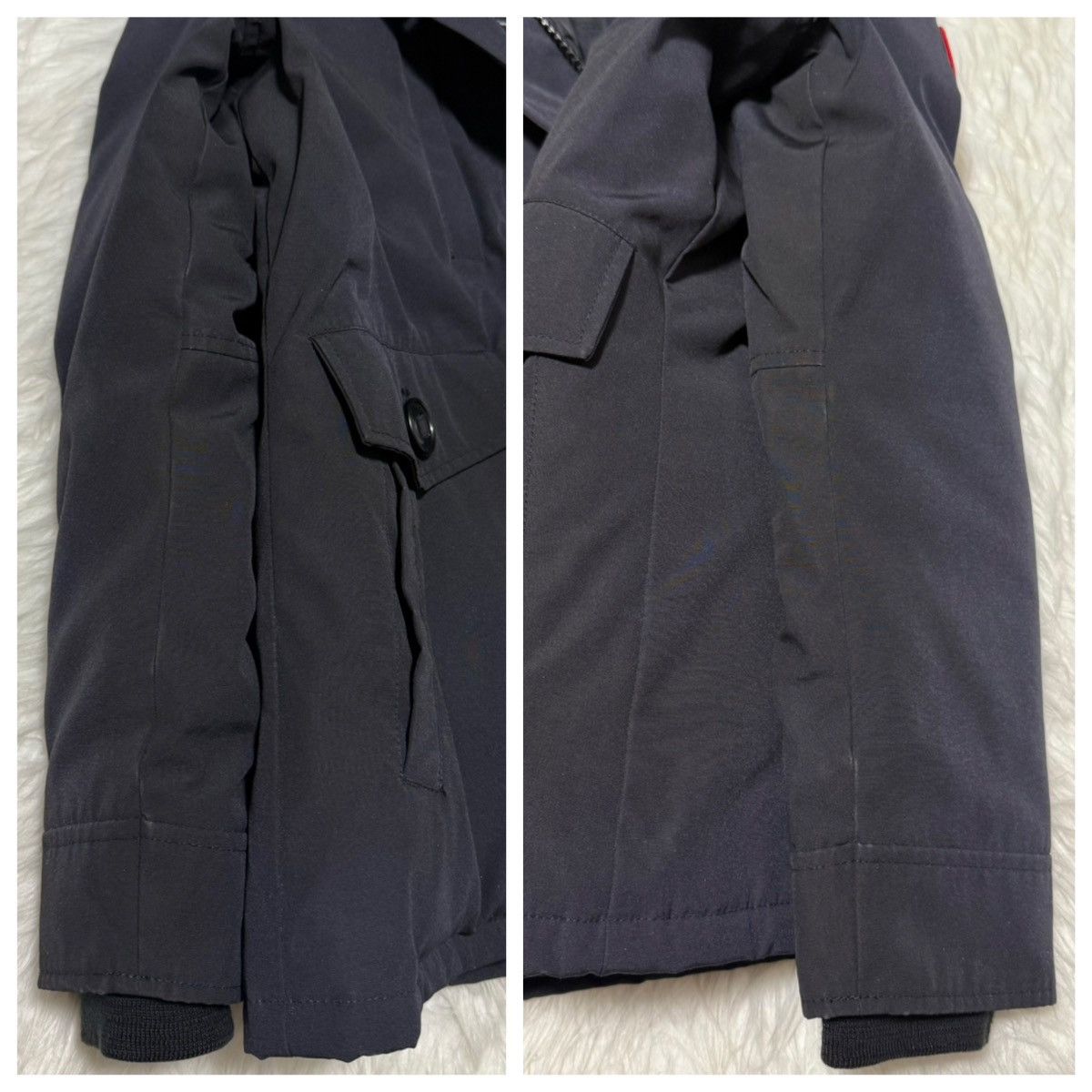 Canada Goose Genuine Canada Goose Hooded Fur Down Jacket Coat S/P Black Size S / US 4 / IT 40 - 14 Thumbnail