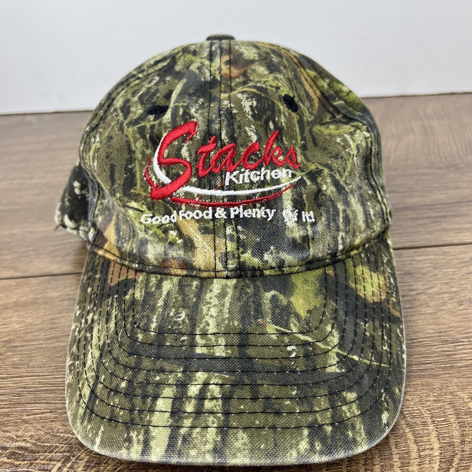Other Stacks Kitchen Camo Hat Stacks Green Hat Adjustable Adult Si Size ONE SIZE - 4 Thumbnail