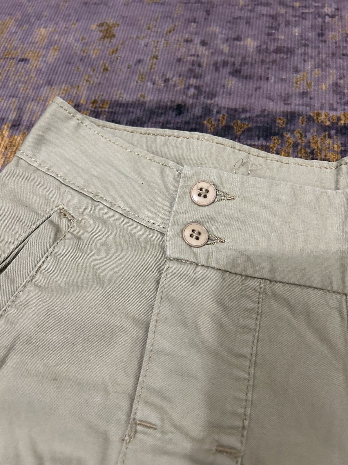 Zucca zucca travail open button front rise shortpans Size US 29 - 7 Thumbnail