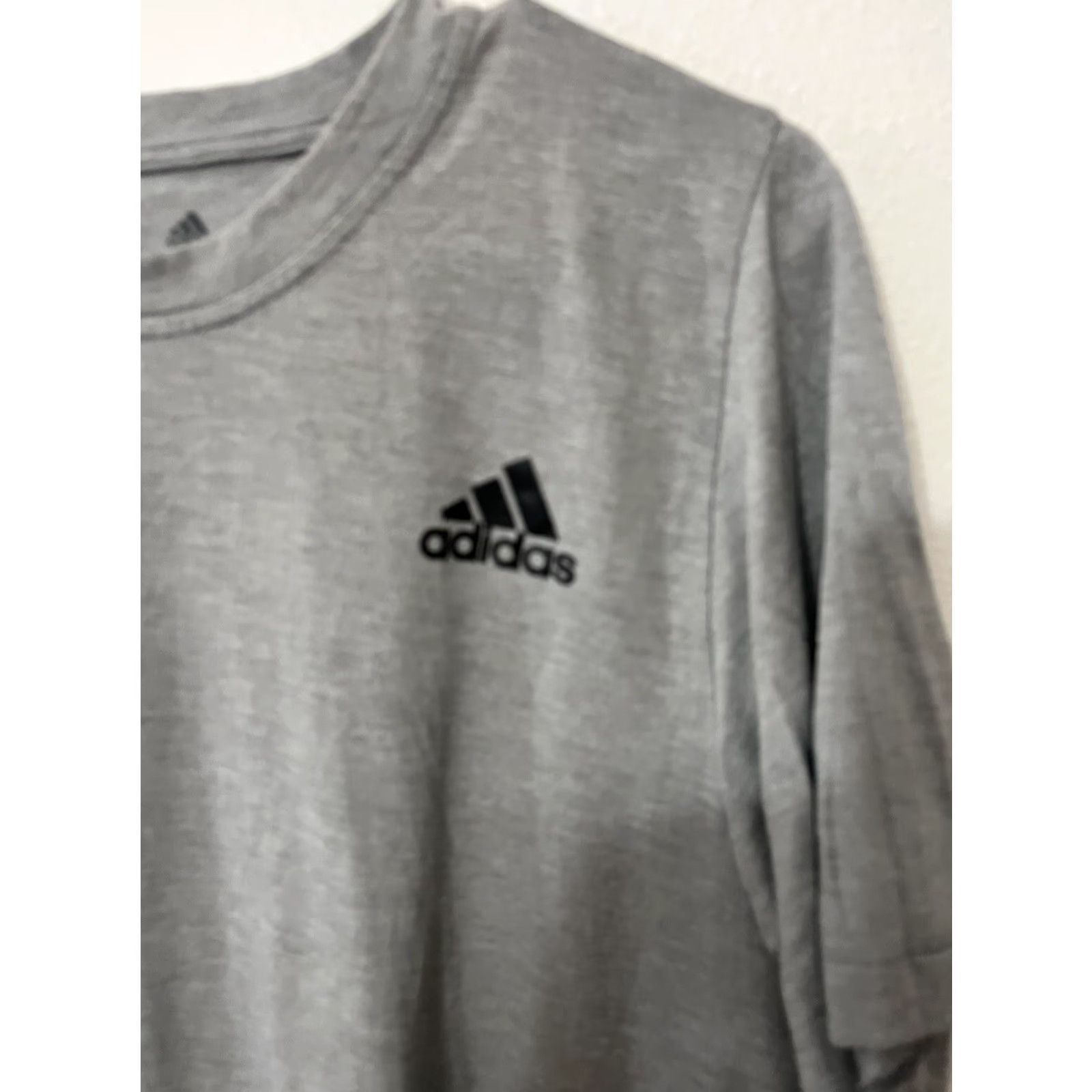 Adidas Adidas Tennis Freelift T Shirt Men L Large Gray Aero Primegreen Crew Neck Short Sleeve Activewear Urban Sports Shirt Mens Size US L / EU 52-54 / 3 - 2 Thumbnail