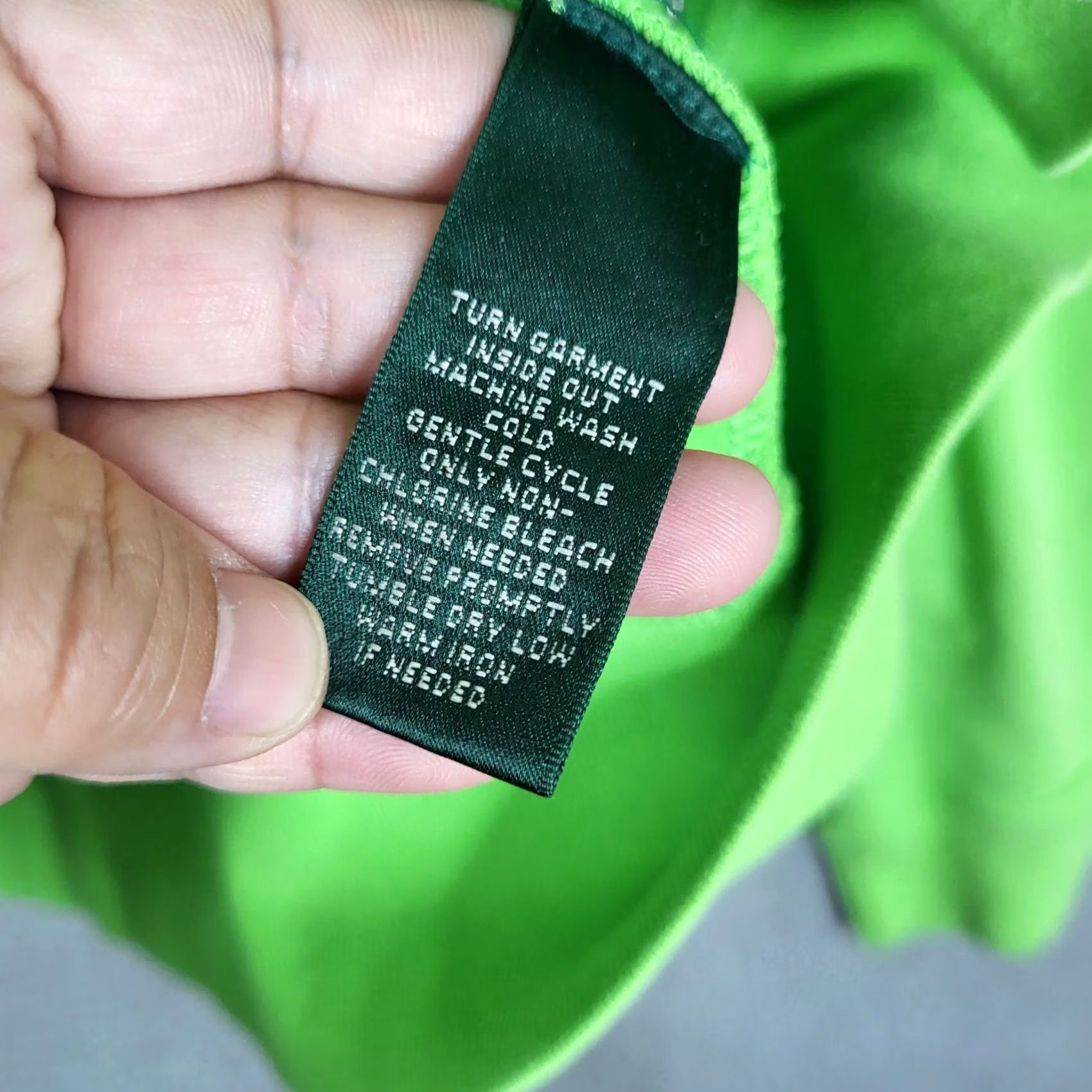 Ralph Lauren Ralph Lauren Women's Sweatshirt 100% Cotton Green/white Full Zip Size L Regular Fit Crew Neck Pullover Casual Size L / US 10 / IT 46 - 4 Thumbnail