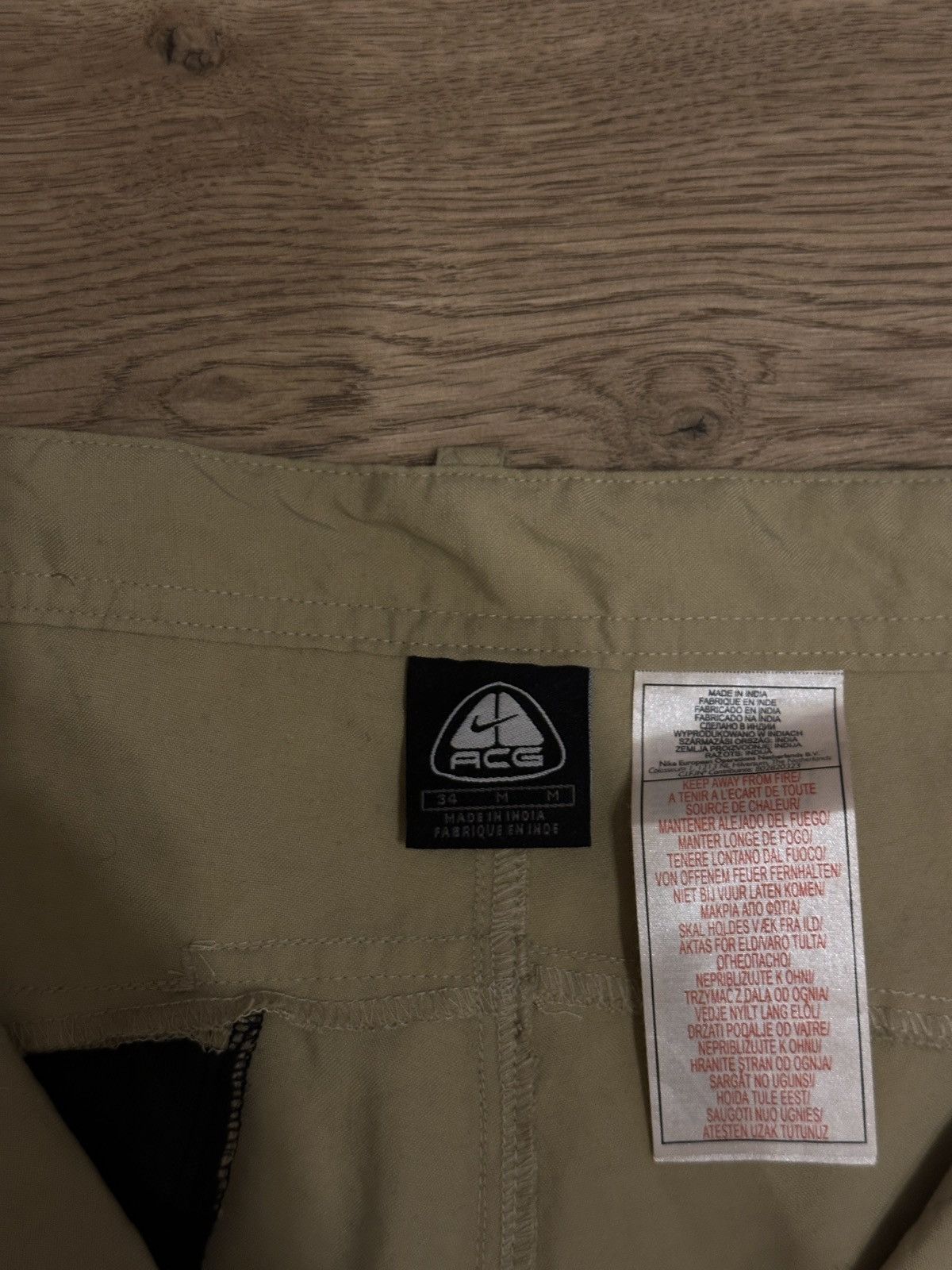 Nike × Nike ACG × Vintage Nike ACG Pants Vintage Y2K Gorpcore Size US 35 - 6 Thumbnail