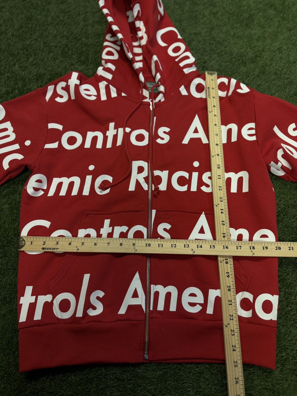 DENIM TEARS Denim Tears Systematic Racism Controls America Hoodie M Size US M / EU 48-50 / 2 - 8 Thumbnail