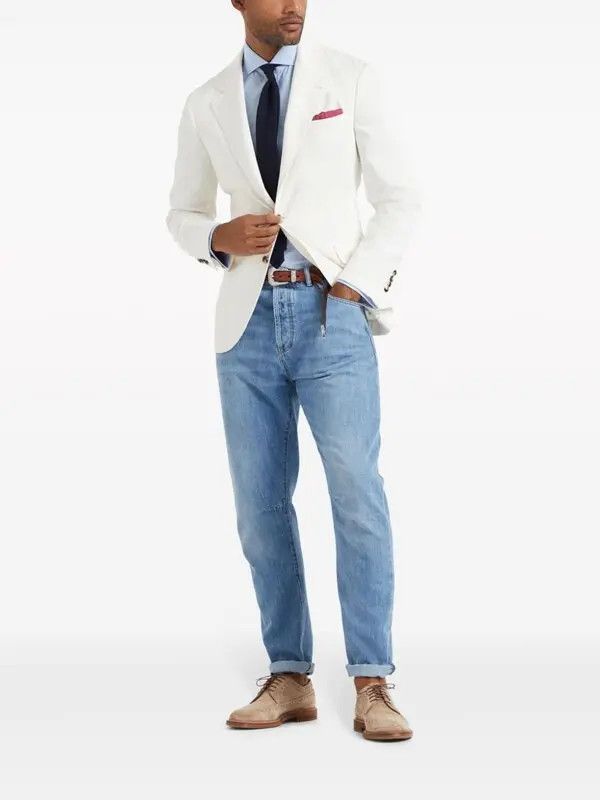 Brunello Cucinelli Shirt in Light Blue Size US L / EU 52-54 / 3 - 4 Thumbnail