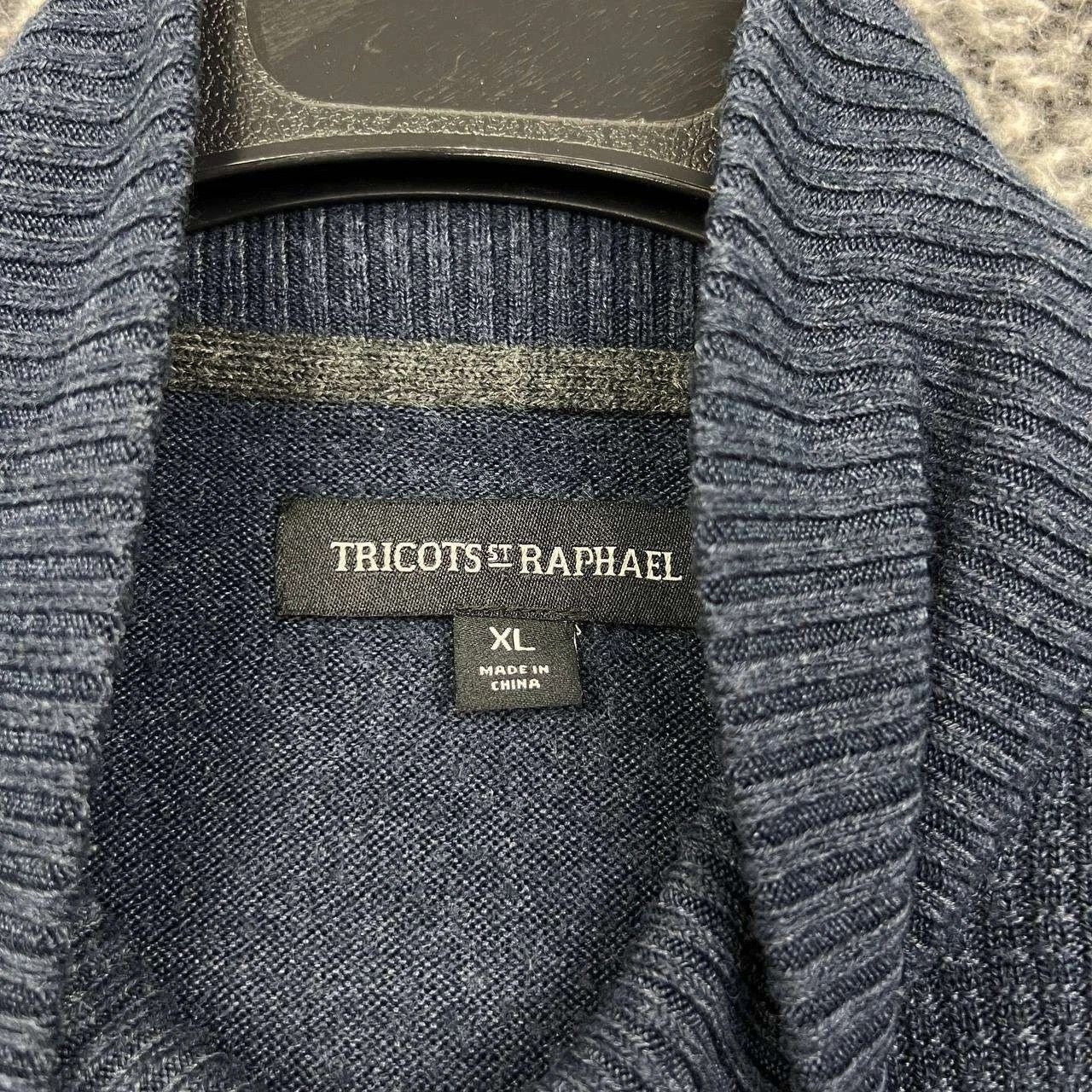 Tricots St. Raphael Tricots St Raphael XL 1/4 Zip Acrylic Sweater Waffle Knit Size US XL / EU 56 / 4 - 5 Thumbnail