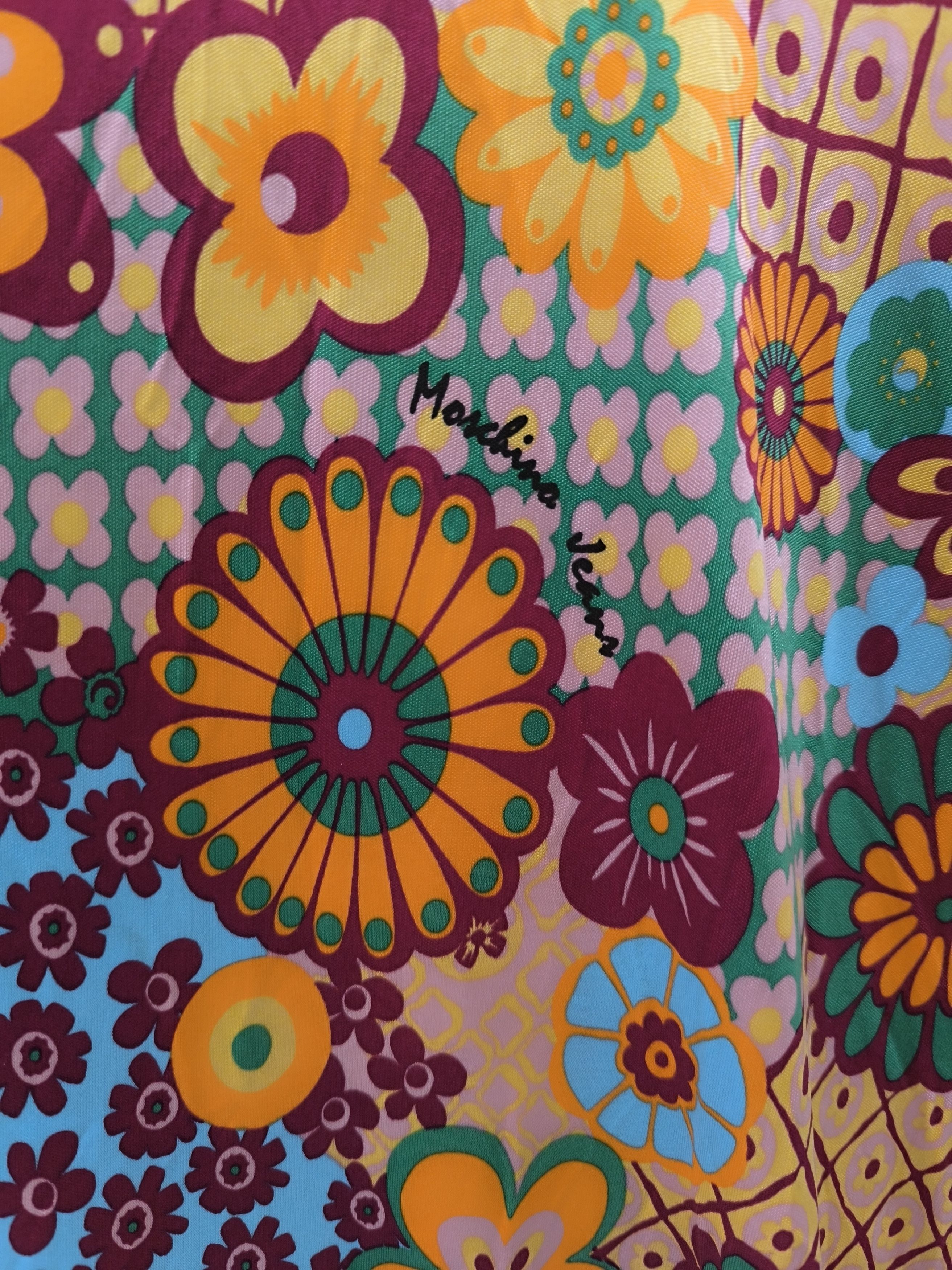 Moschino Moschino Jeans Donna Multicolor Floral Maxi Dress Size US 10 Size M / US 6-8 / IT 42-44 - 6 Thumbnail