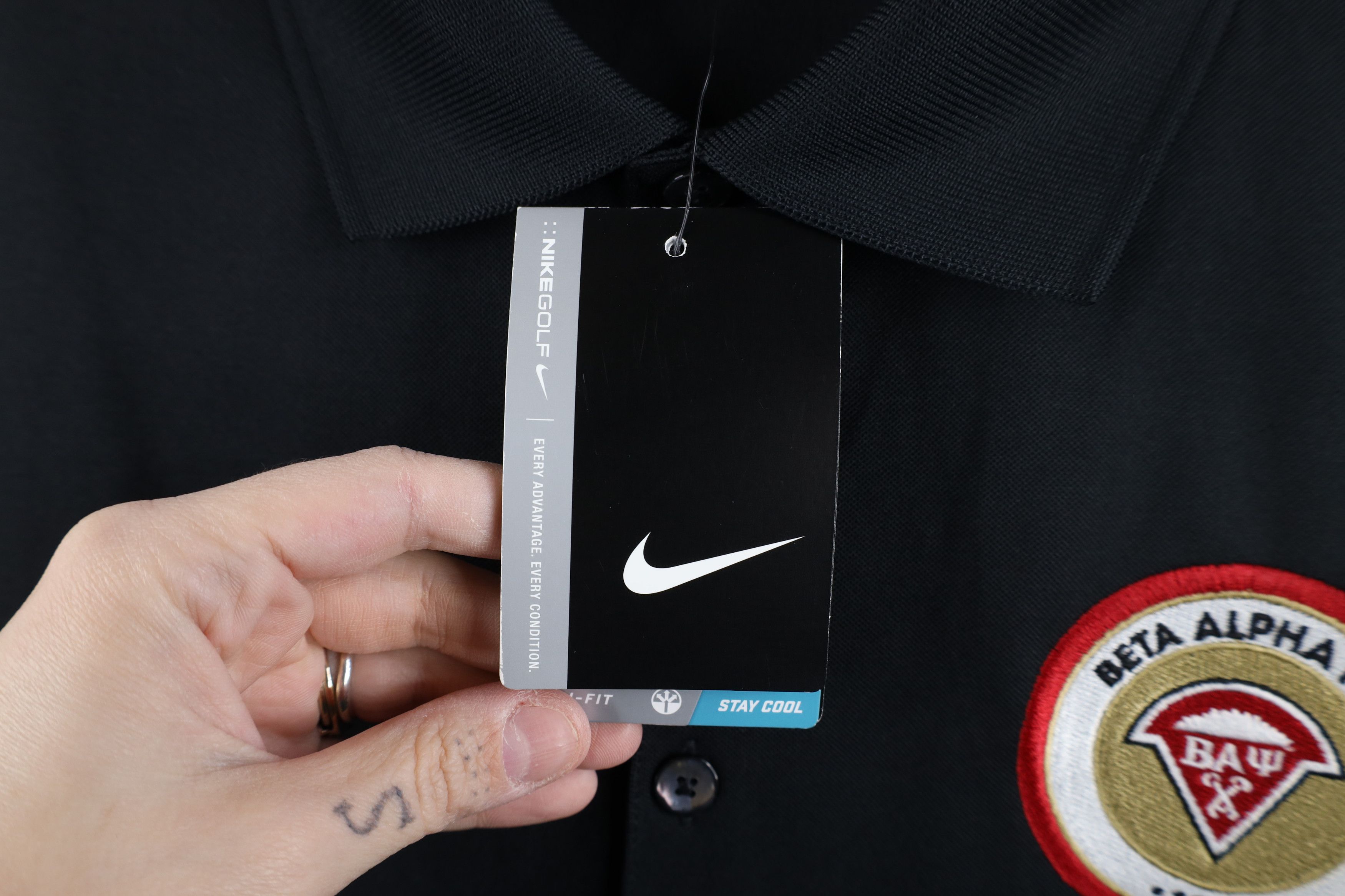 Nike × Vintage New Nike Golf Beta Alpha Psi Fraternity Collared Polo Shirt Size US XL / EU 56 / 4 - 6 Thumbnail