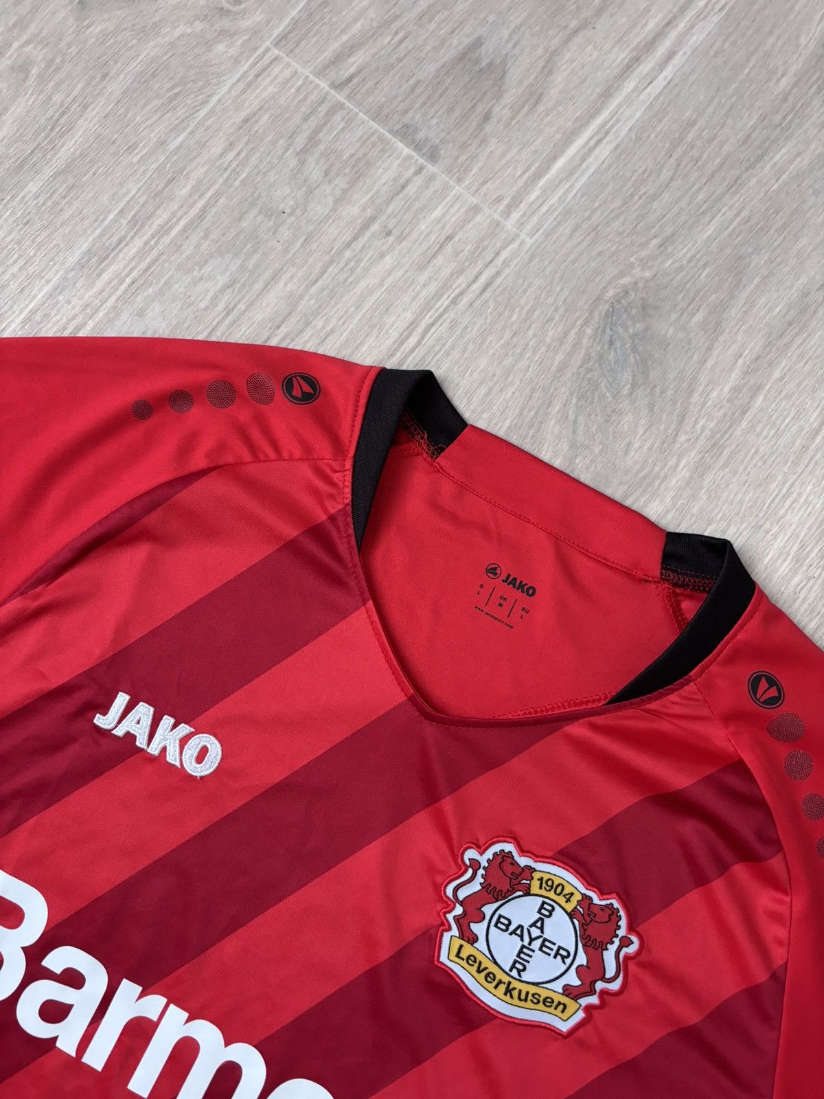 Vintage Jako Bayern Leverkusen soccer jersey rare Size US M / EU 48-50 / 2 - 3 Thumbnail