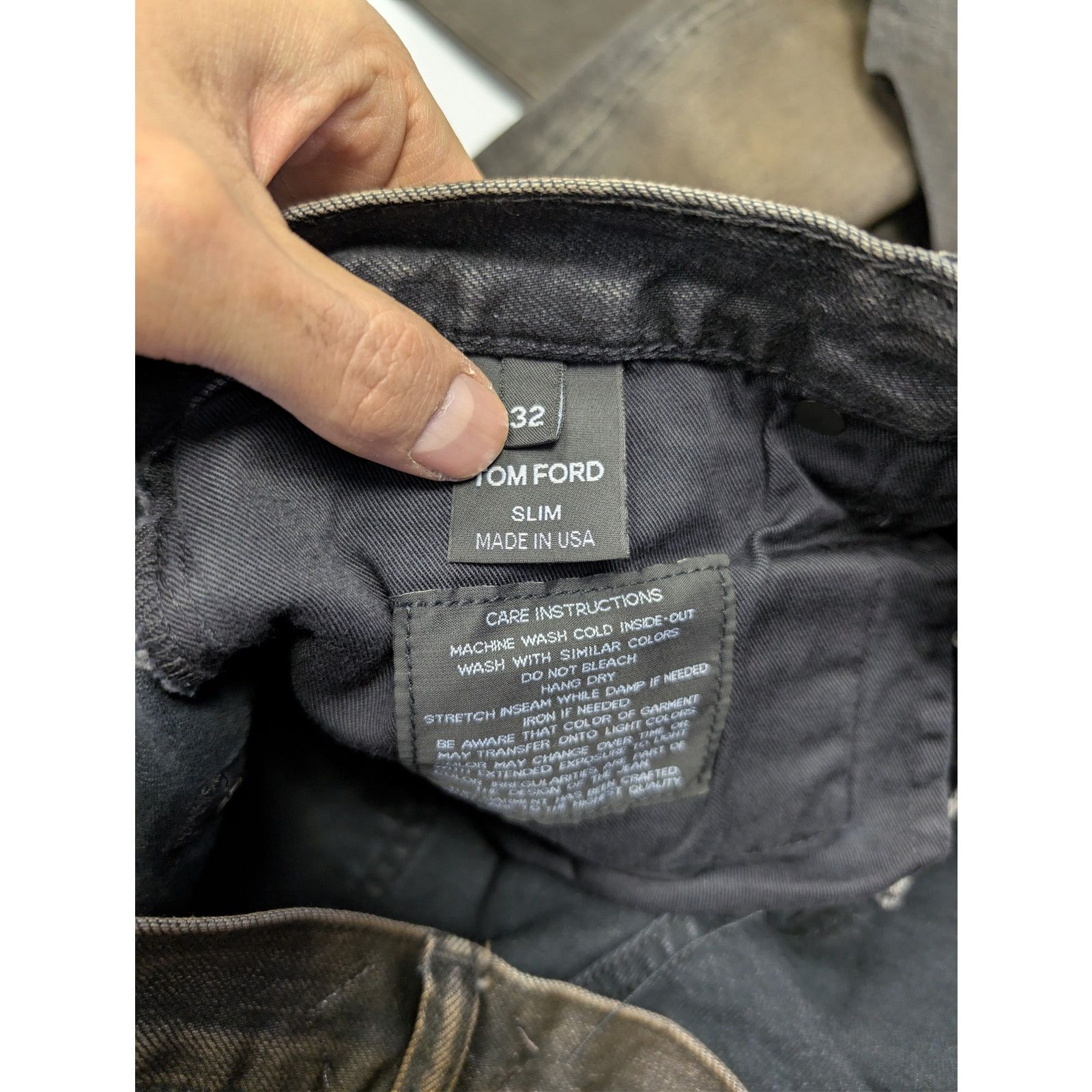 Tom Ford o1rshd1 Slim Jeans in Brown Size US 32 / EU 48 - 16 Thumbnail