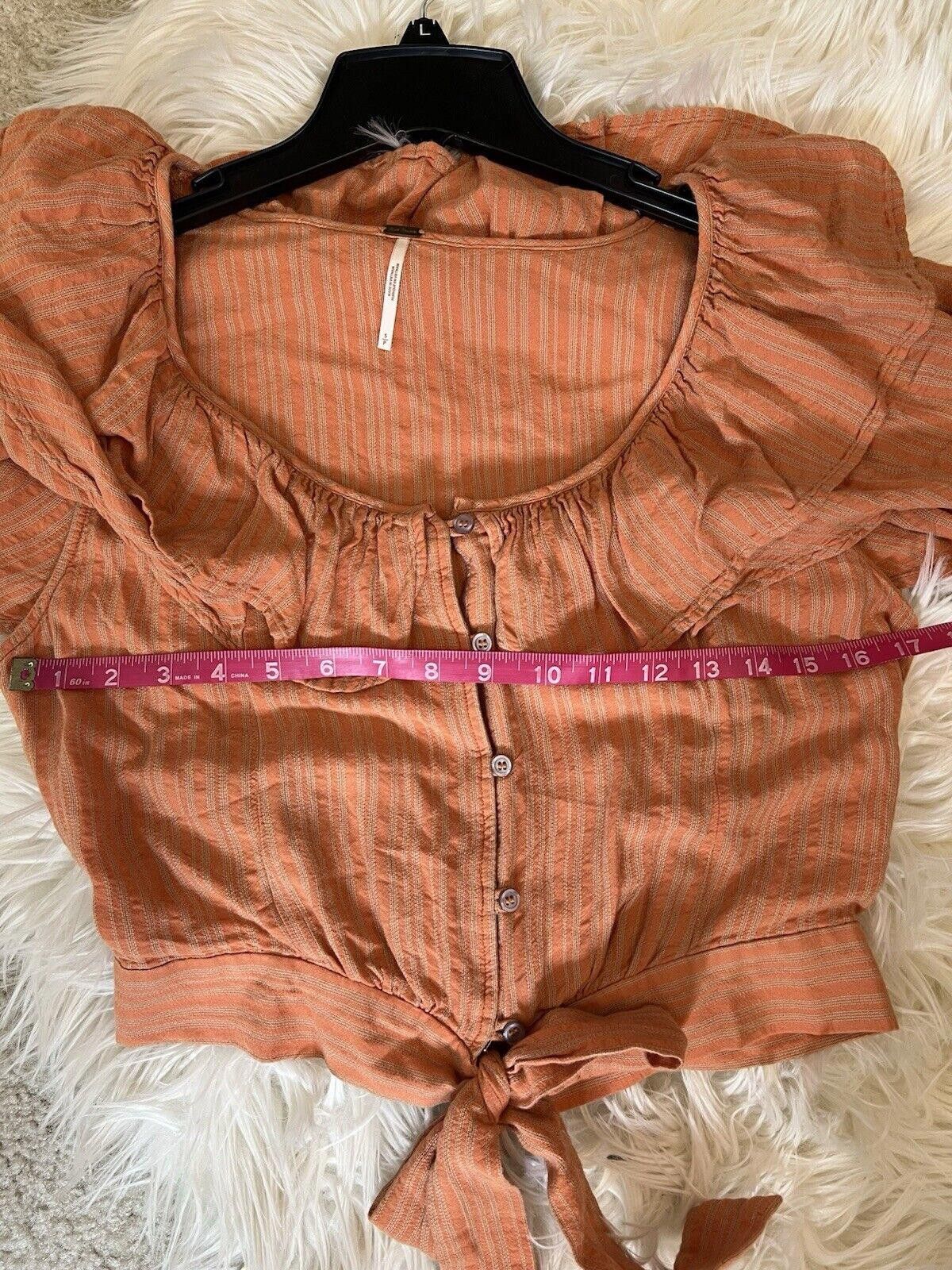 Free People Free People The Rosemary Top In S Button Front Tie Waist Size S / US 4 / IT 40 - 7 Thumbnail
