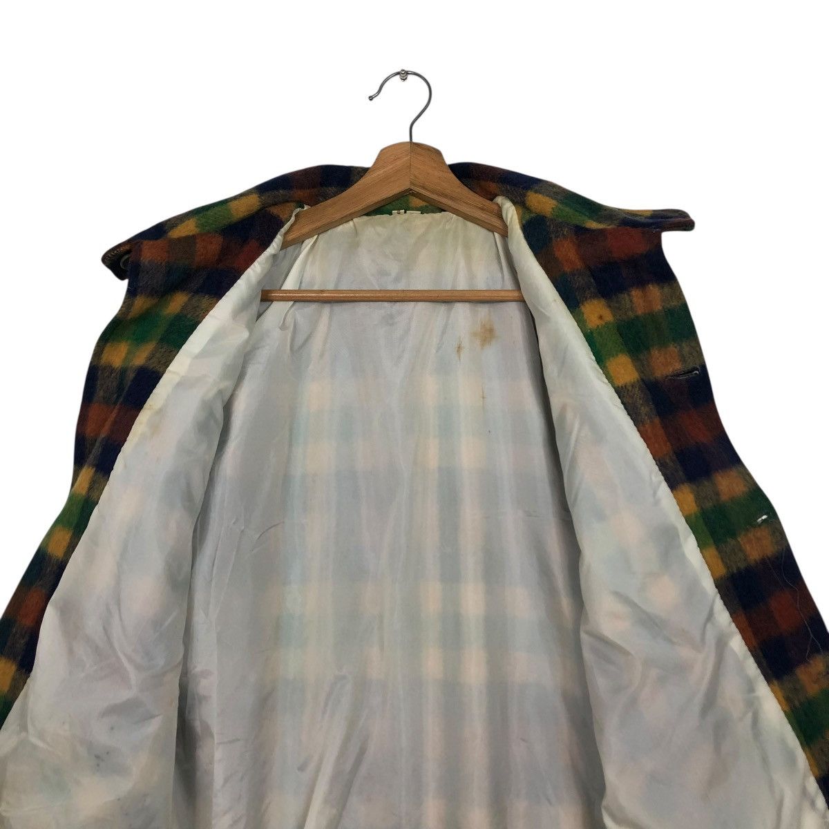 Japanese Brand 🔥VINTAGE WOOL CHORE JACKET TARTAN UNBRANDED ISSEY MIYAKE Size US M / EU 48-50 / 2 - 16 Thumbnail