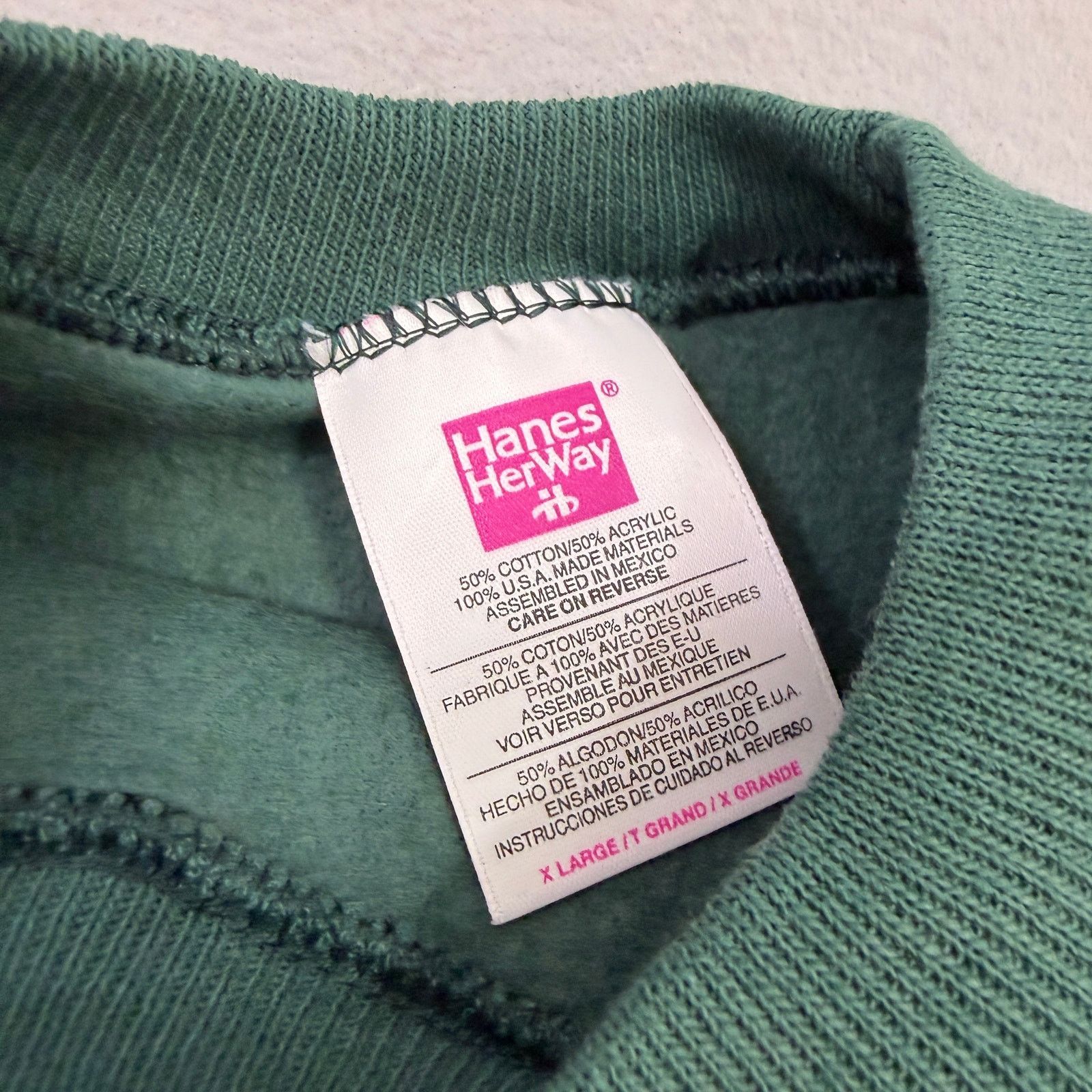 Hanes Vintage Hanes Her Way Sweatshirt Women's Extra Large NEW Size XL / US 12-14 / IT 48-50 - 4 Thumbnail