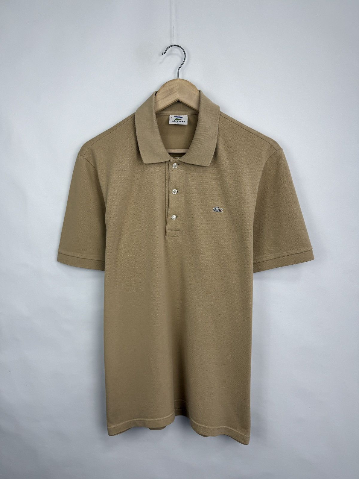 Lacoste 🇫🇷 Lacoste Limited Gray Crocodile Stretch Fit Polo T-Shirt Size US L / EU 52-54 / 3 - 2 Thumbnail