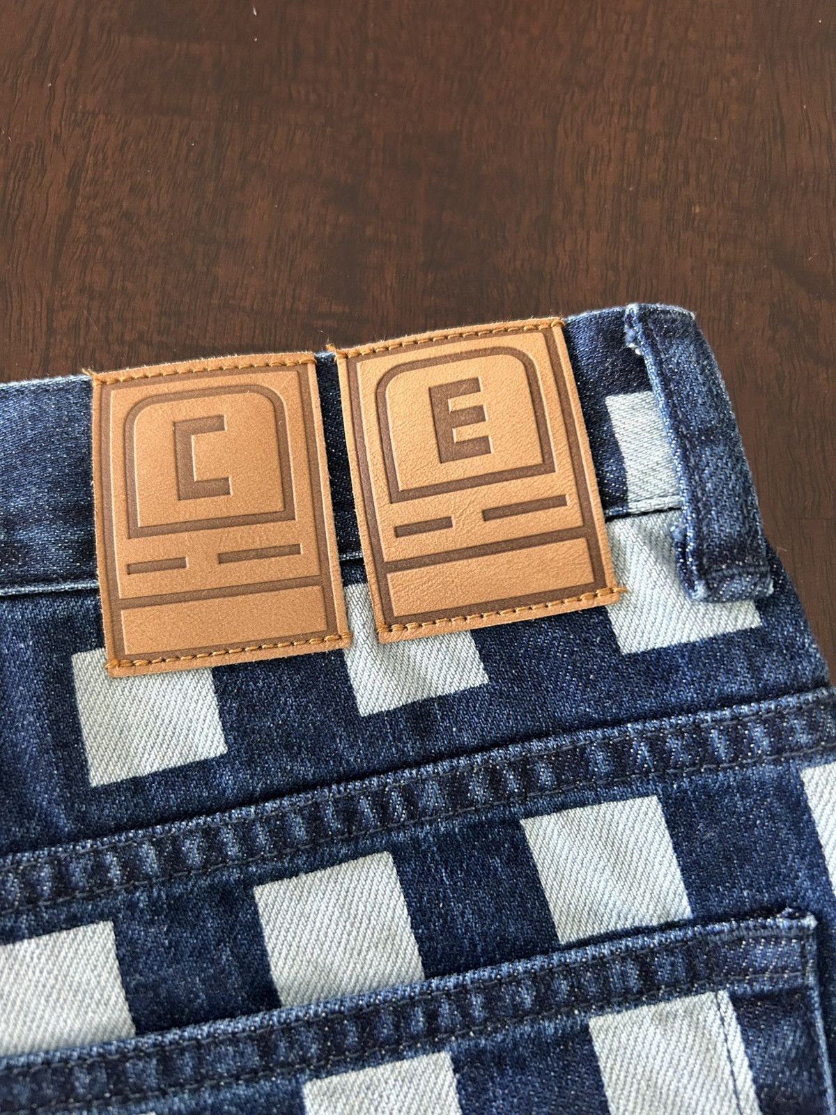 Cav Empt × Japanese Brand 1994 SQ DOT Denim Pants Blue Size US 32 / EU 48 - 3 Thumbnail
