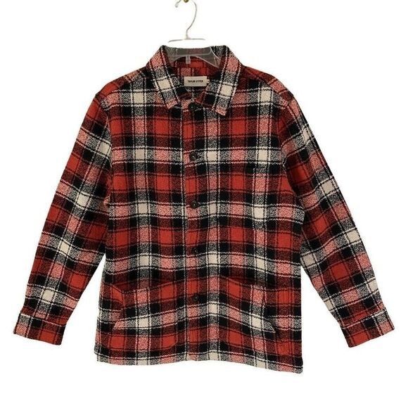 Taylor Stitch Taylor Stitch Ojai Jacket in Garnet Wool Blend Plaid Chore Size US S / EU 44-46 / 1 - 2 Thumbnail