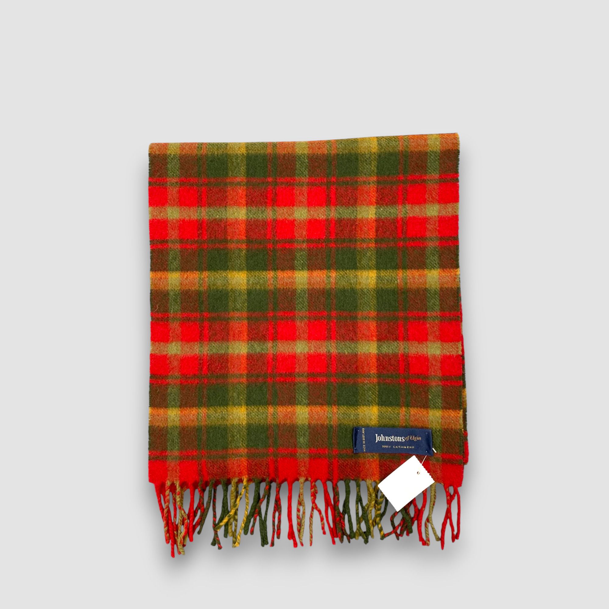 Johnstons Of Elgin Vintage Johnstons of Elgin Scarf Muffler Cashmnere Scarves Size ONE SIZE - 3 Thumbnail