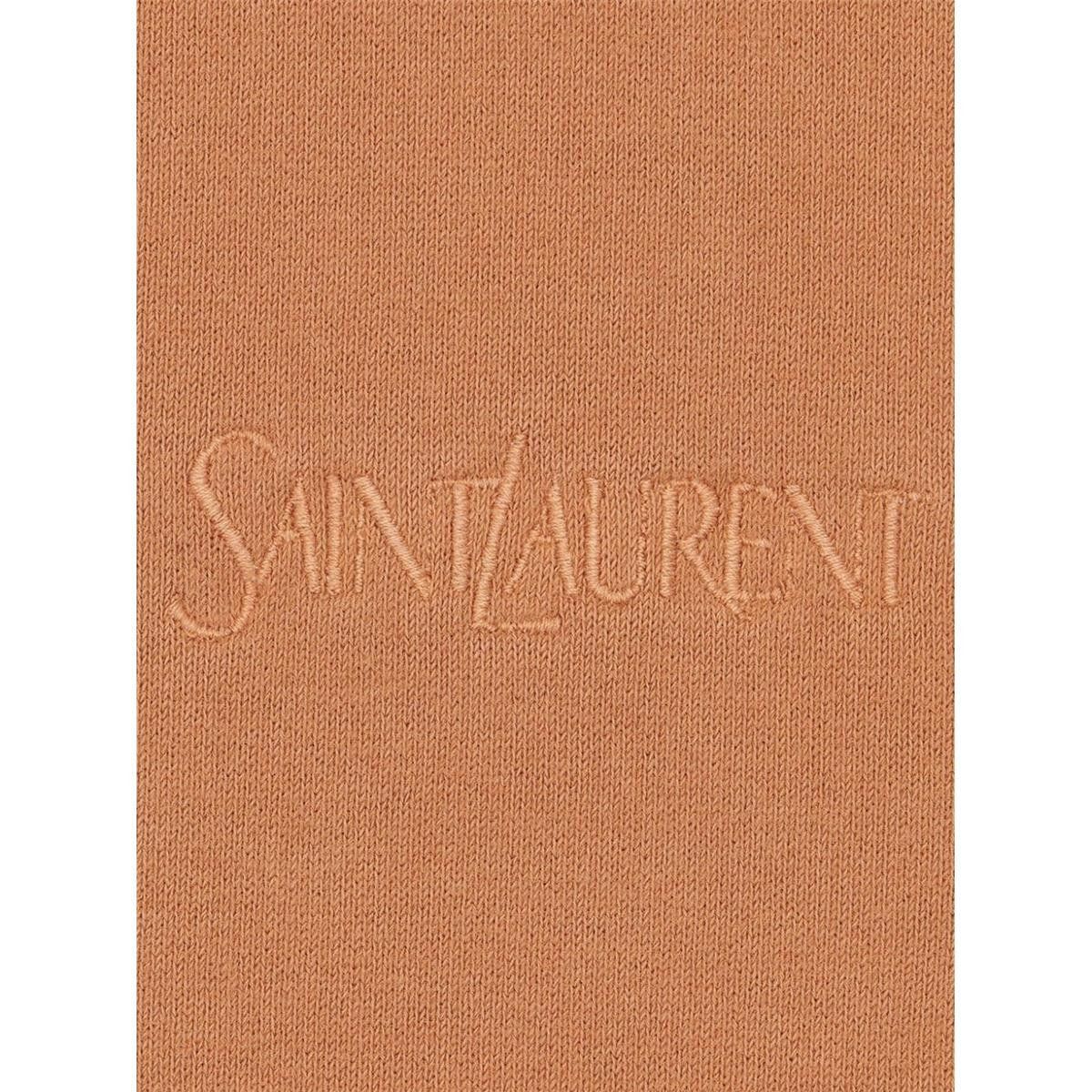 Saint Laurent Paris o1s1wg110125 755567 Hoodie in Brown Size US S / EU 44-46 / 1 - 3 Thumbnail