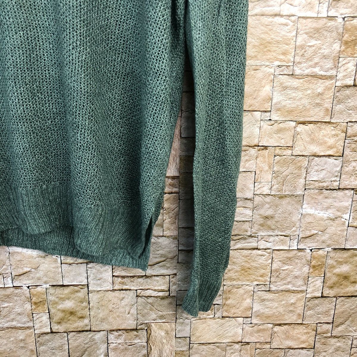 Vintage Uniqlo japan vintage Green Knitwear #A1218 Size US XL / EU 56 / 4 - 8 Thumbnail