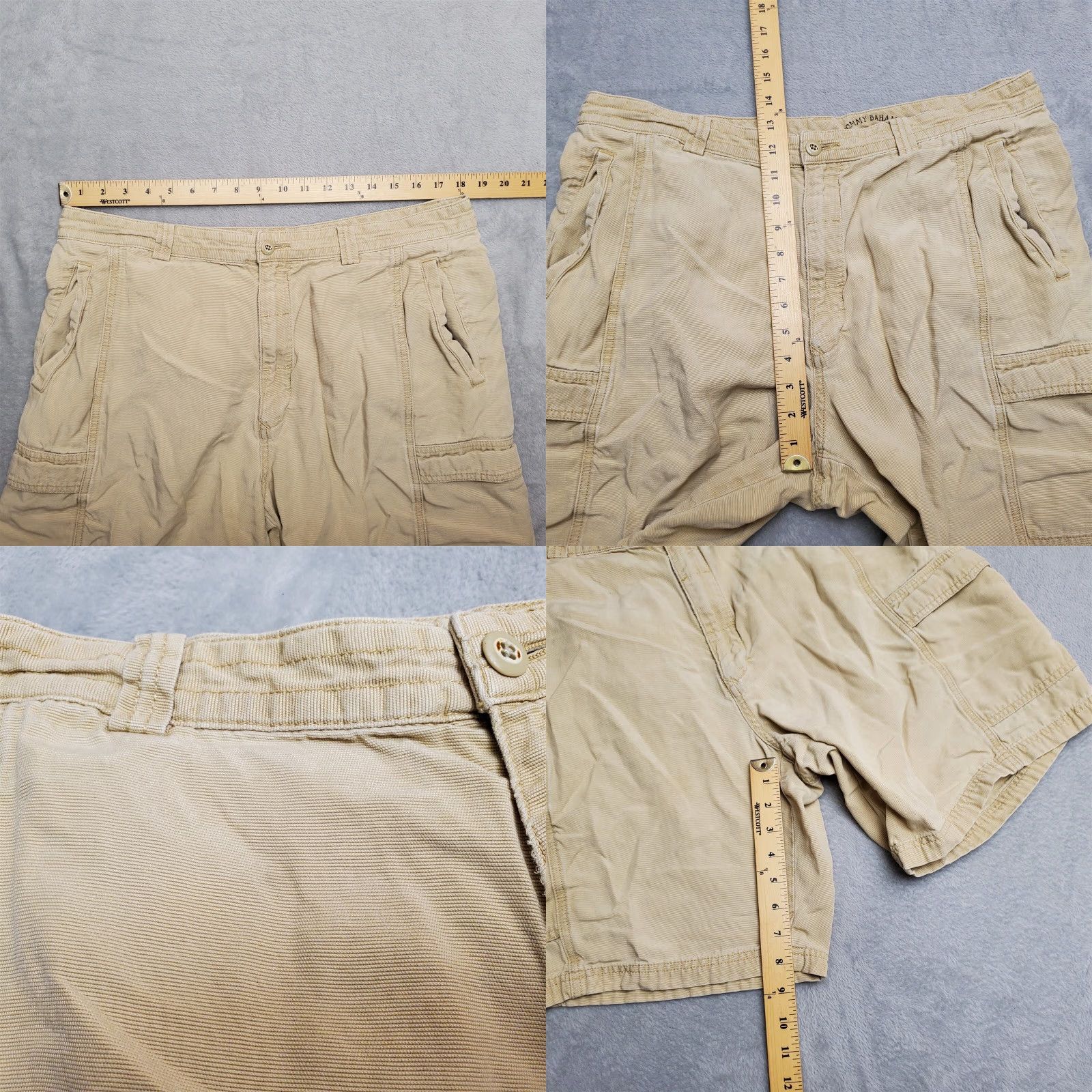 Tommy Bahama Tommy Bahama Shorts Men 38 Beige Lyocell Tencel Blend Cargo Outdoor Casual Relax Size US 38 / EU 54 - 8 Thumbnail