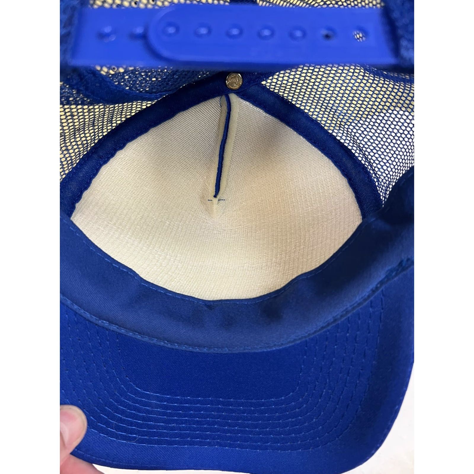 Vintage VINTAGE OTTO CANAAN LION RACEWAY BASEBALL CAP Men One Size Adjustable Blue Ball Cap Baseball Cap Size ONE SIZE - 6 Thumbnail